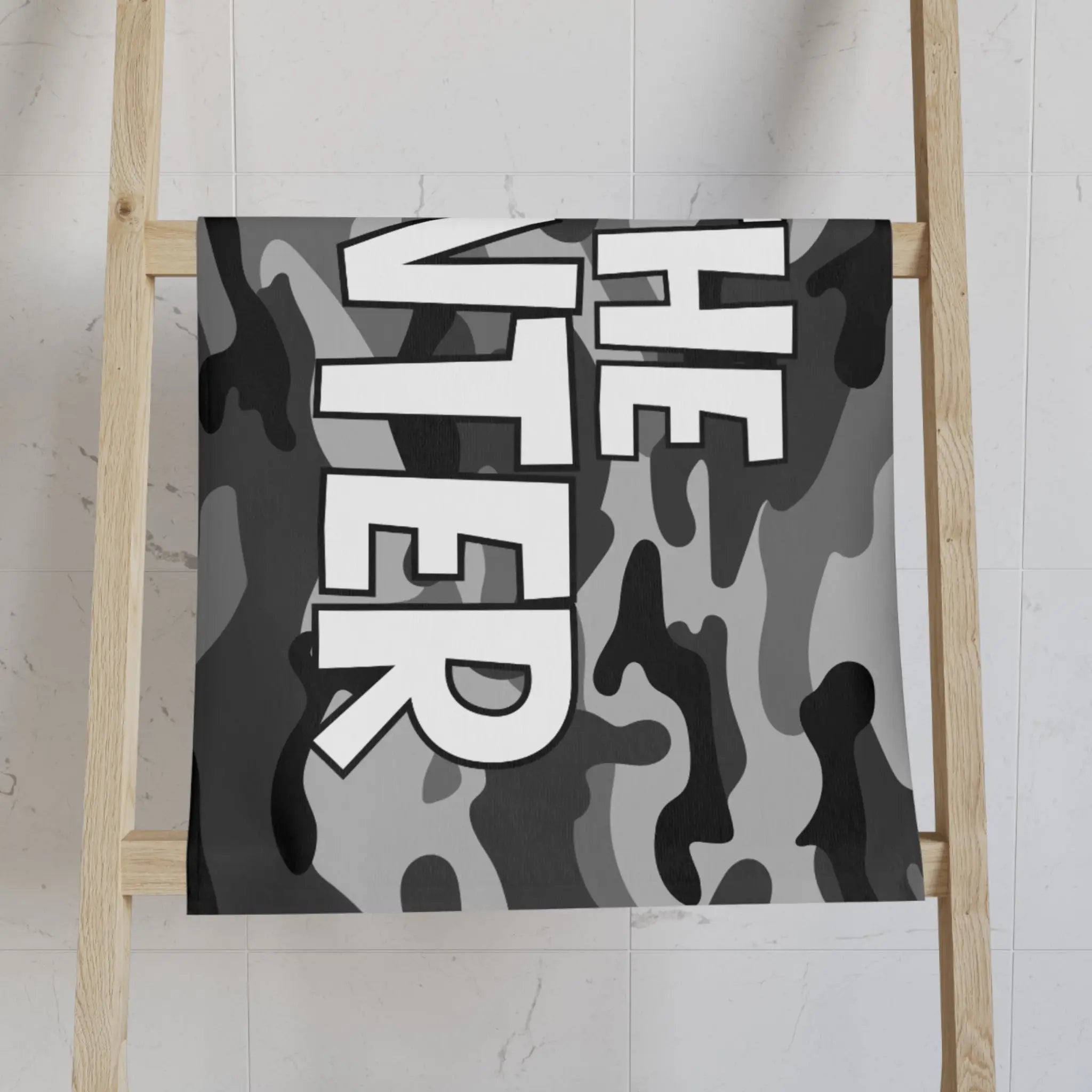 The Hunter Grey Camo Cum Towel