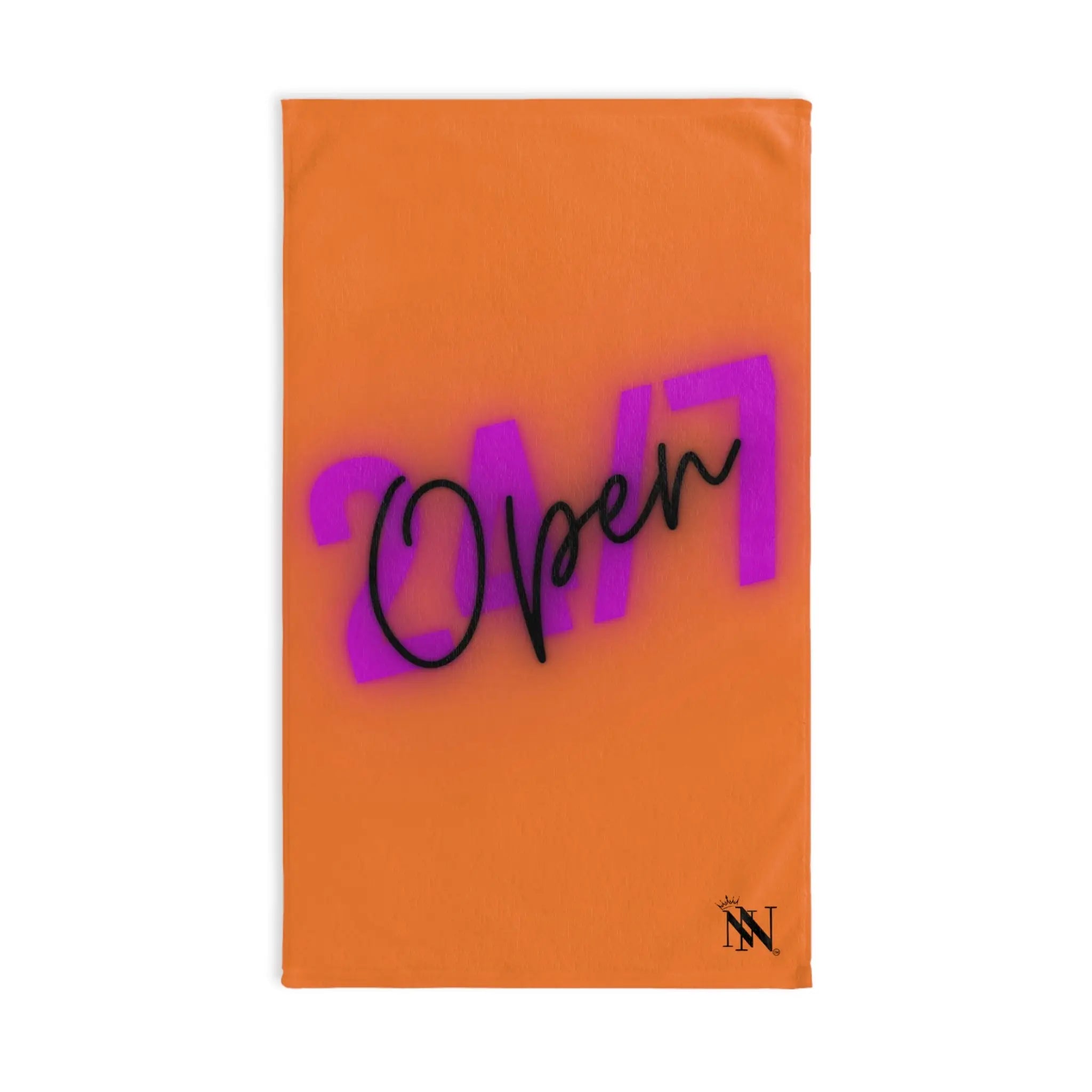 Open 24/7 Orange | Mix & Match Classic Fun-Flirty Lovers’ Towels