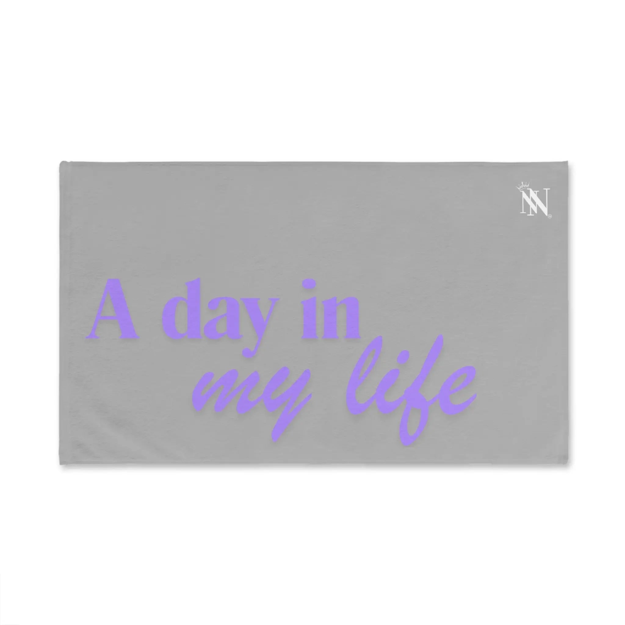 Day My Life Grey | Mix & Match Original Fun-Flirty Lovers’ Towels
