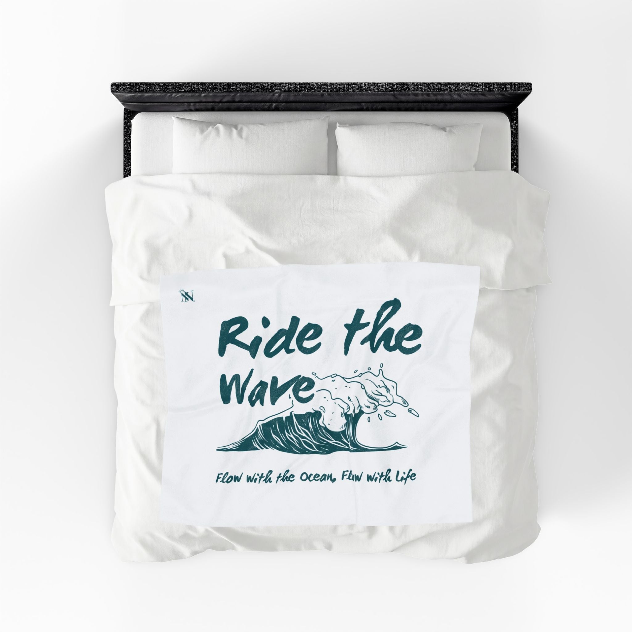 Ride the Wave Couple Romantic Gifts Silky Soft Love Blanket