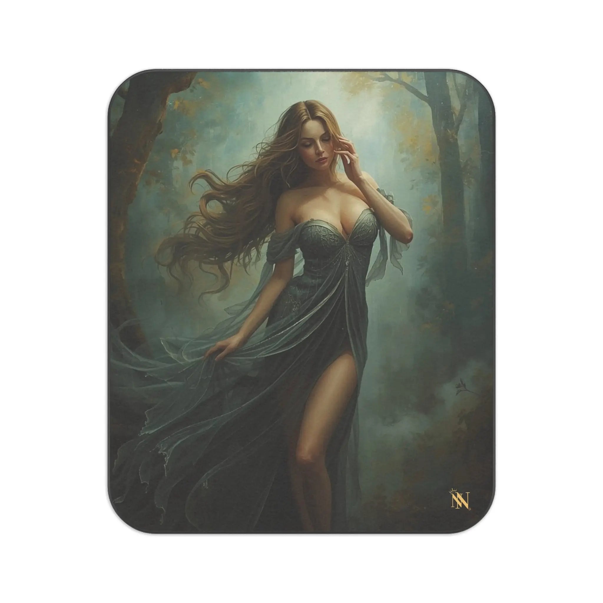 Forest Maiden Fantasy Women Couple Friendly Water-Resistant Sex Blanket
