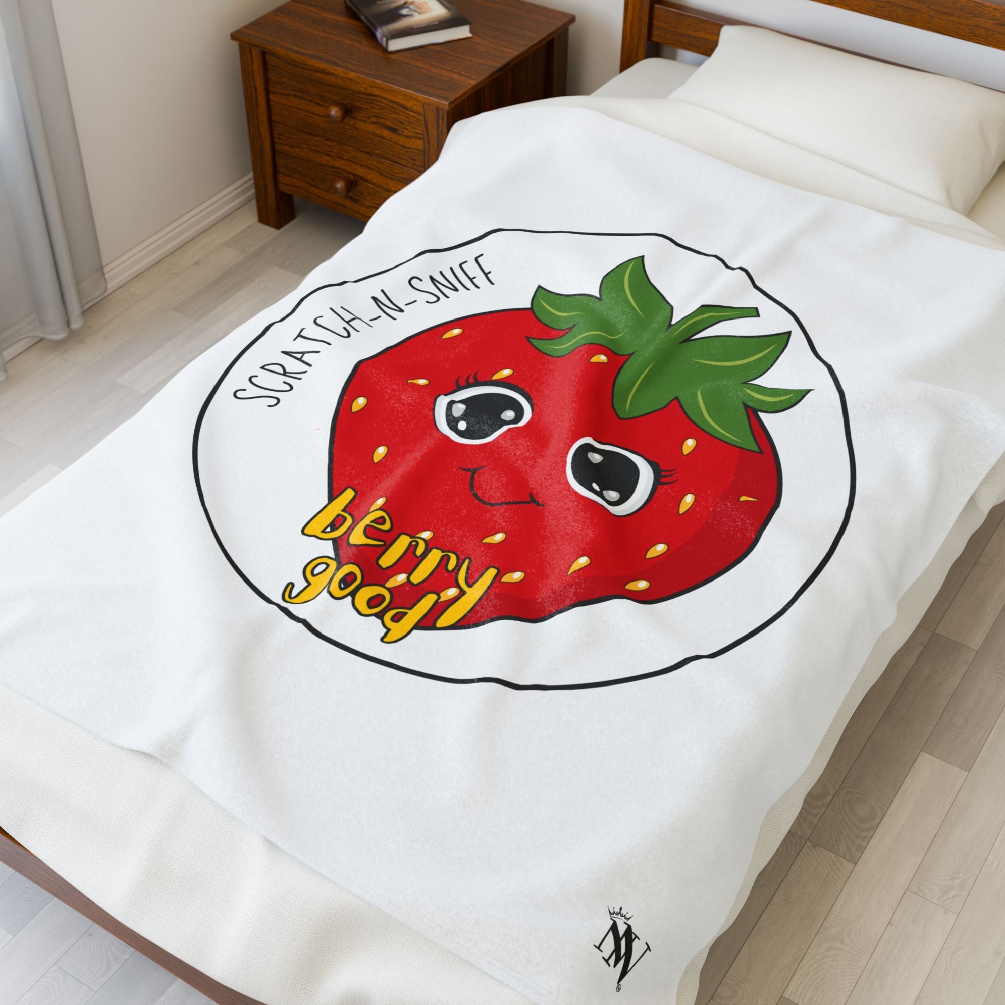 Berry Good Scratch N Sniff | Mix & Match Fun-Flirty Lovers’ Blankets