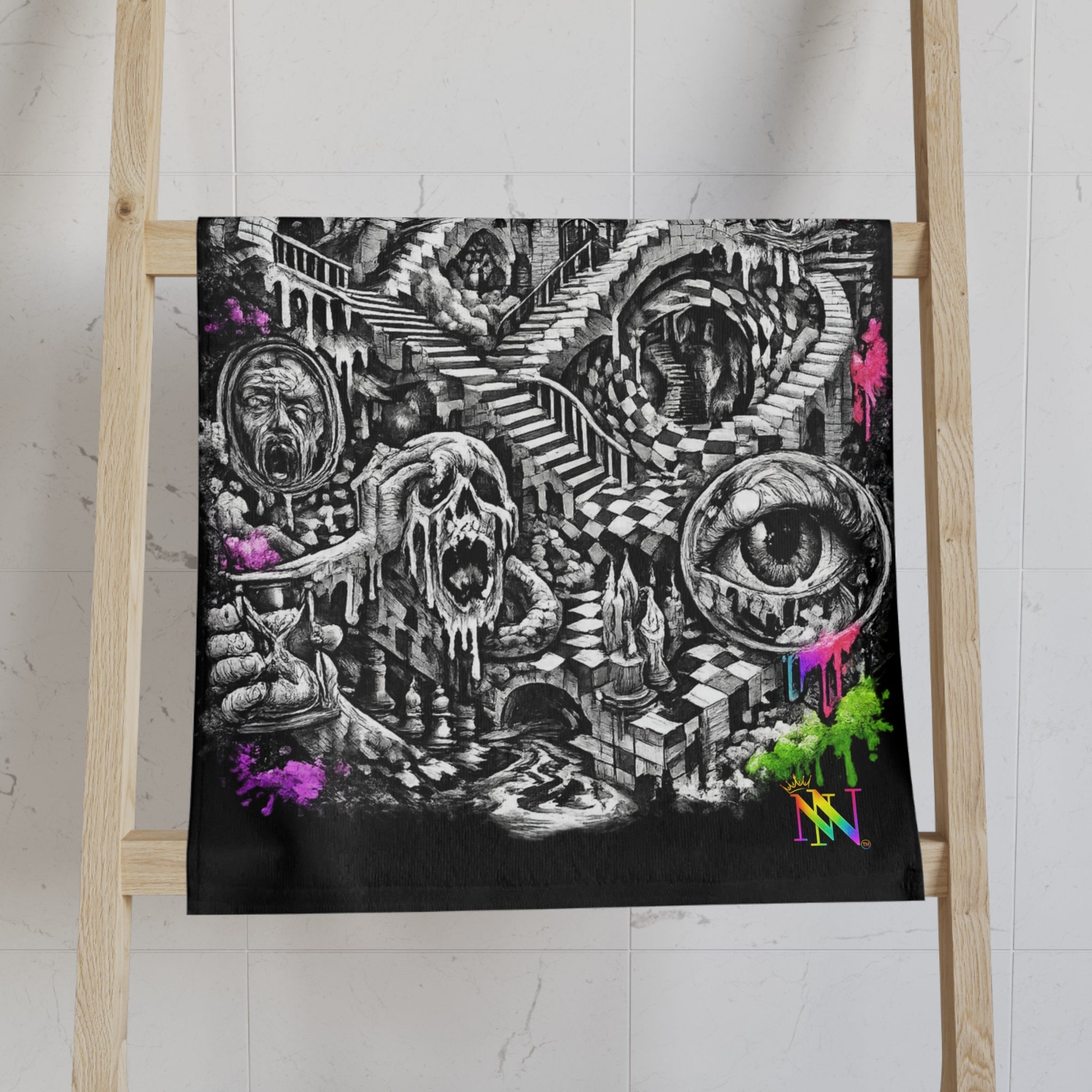 Mind Maze Cum Towel