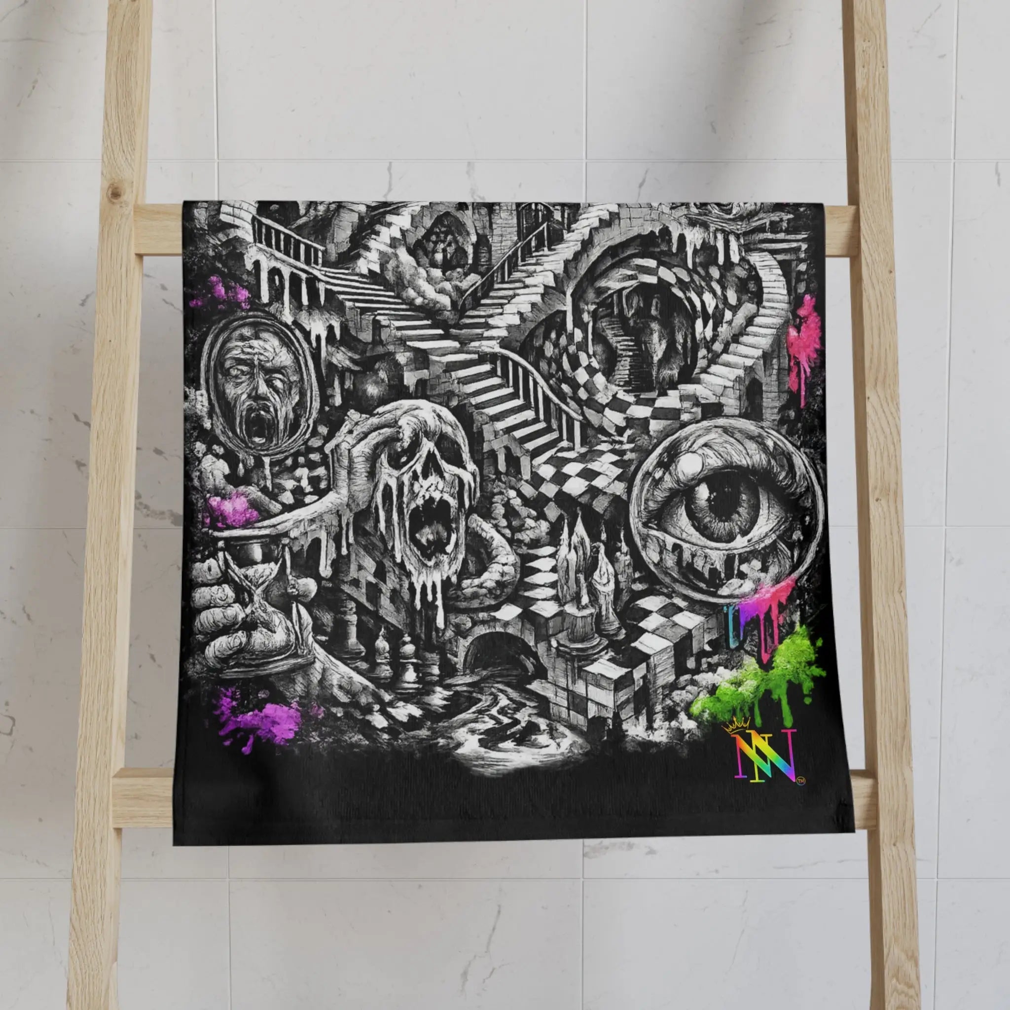 Mind Maze Cum Towel