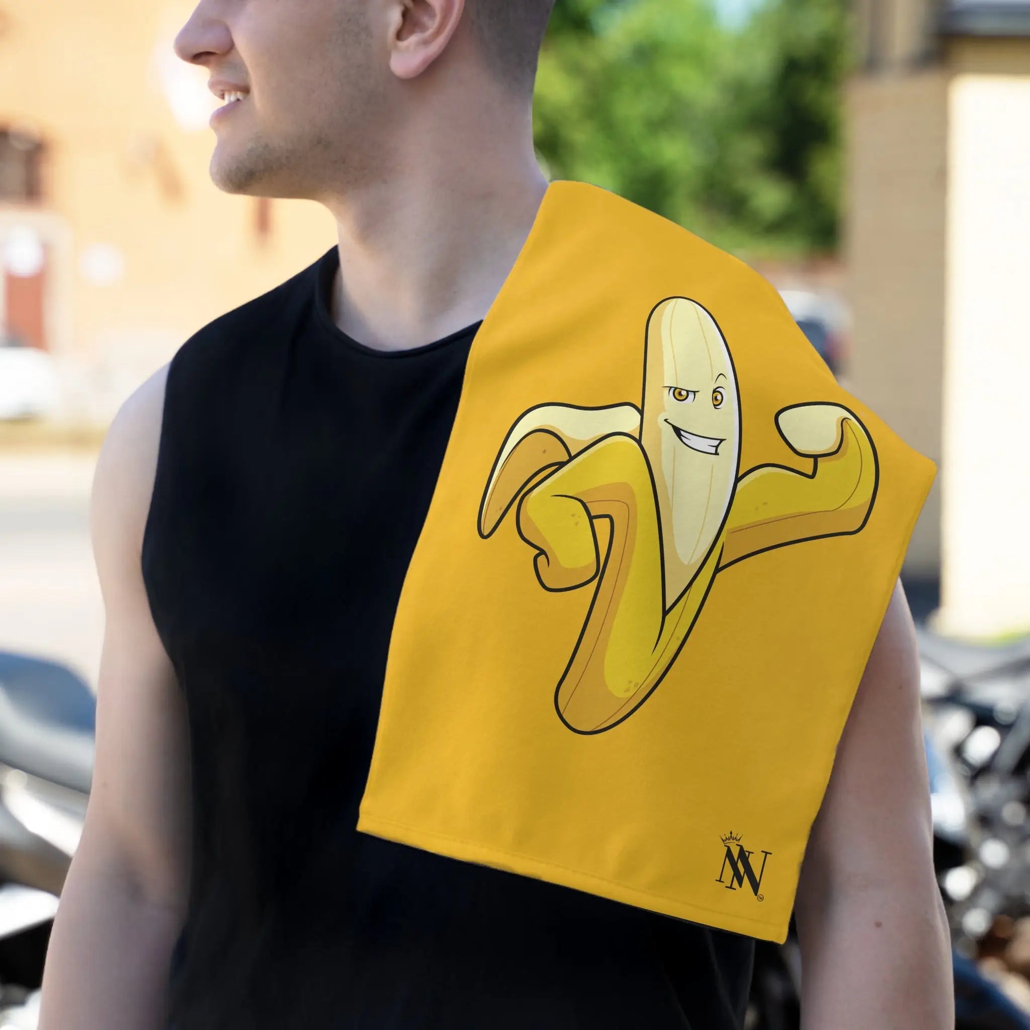 Mighty Banana Yellow | Mix & Match Soft Fun-Flirty Lovers’ Towels
