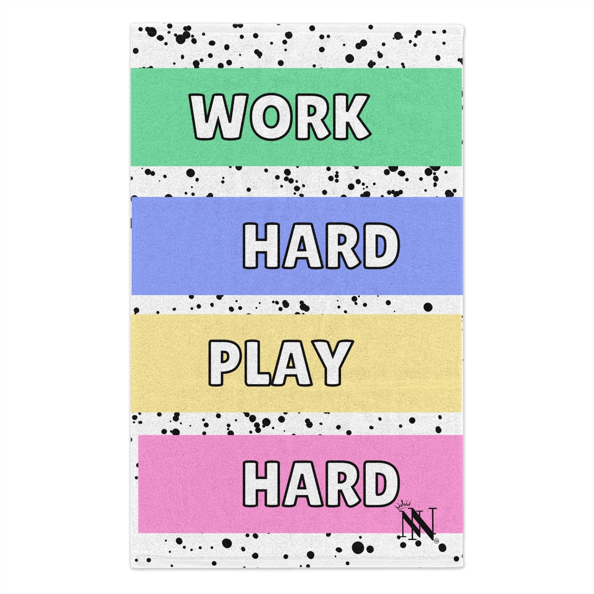 Work Hard Play Hard | Mix & Match Soft Fun-Flirty Lovers’ Towels