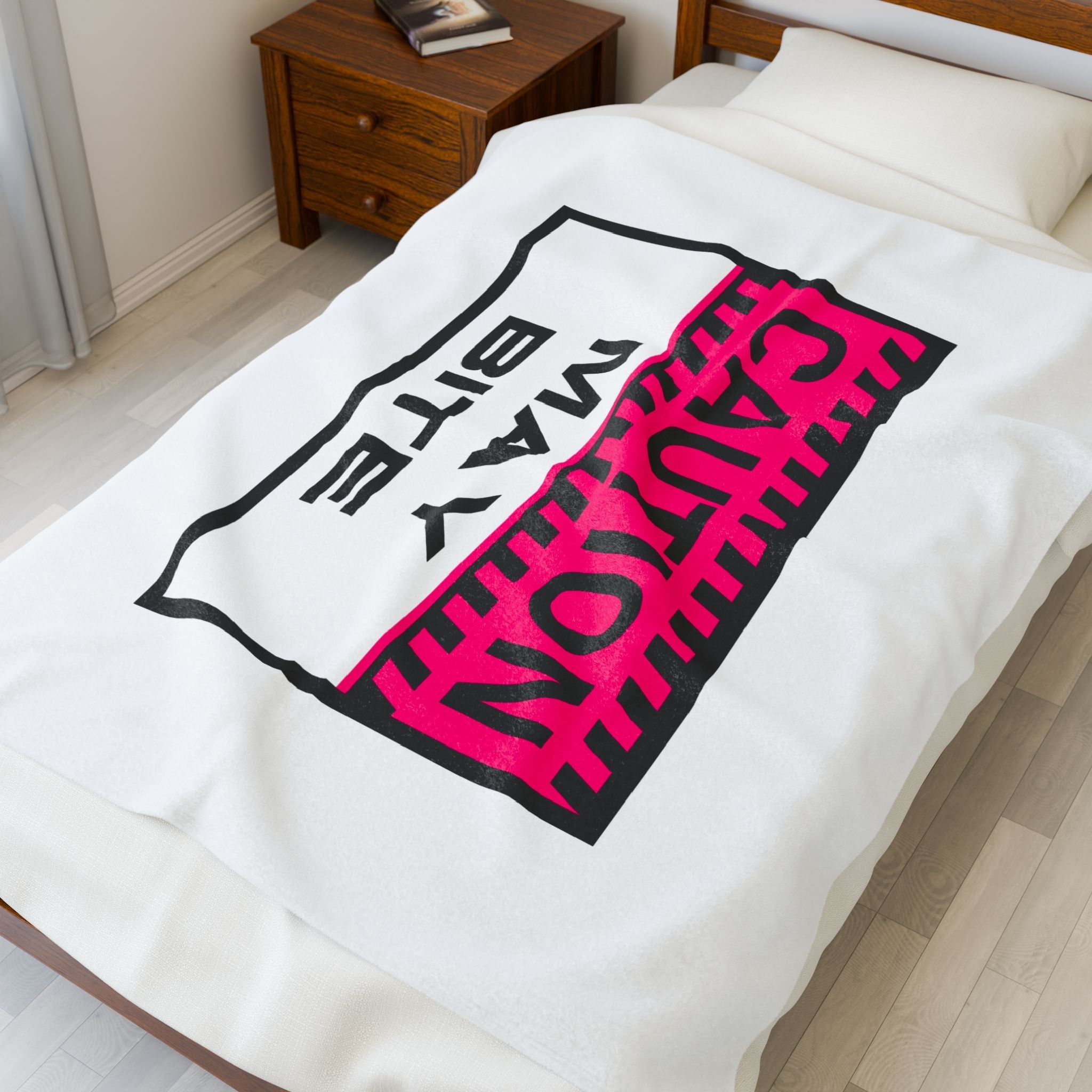 Caution: May Bite | Mix & Match Soft Fun-Flirty Lovers’ Blankets