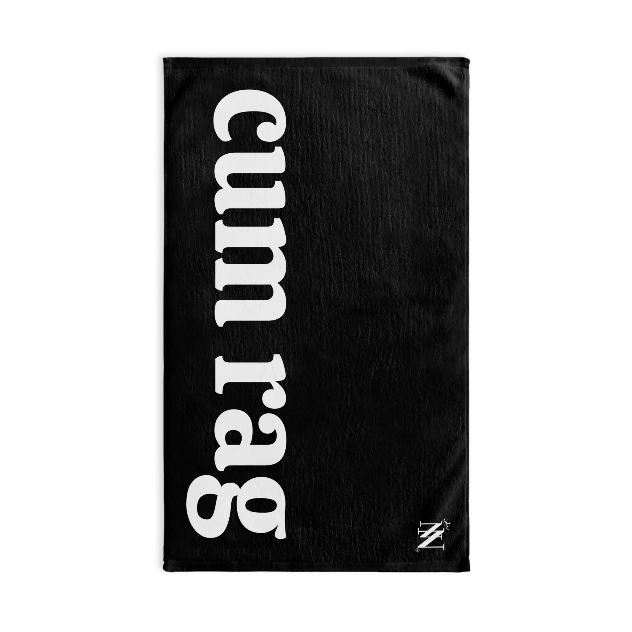 Traditional Cum Rag Black | Mix & Match Original Fun-Flirty Lovers’ Towels