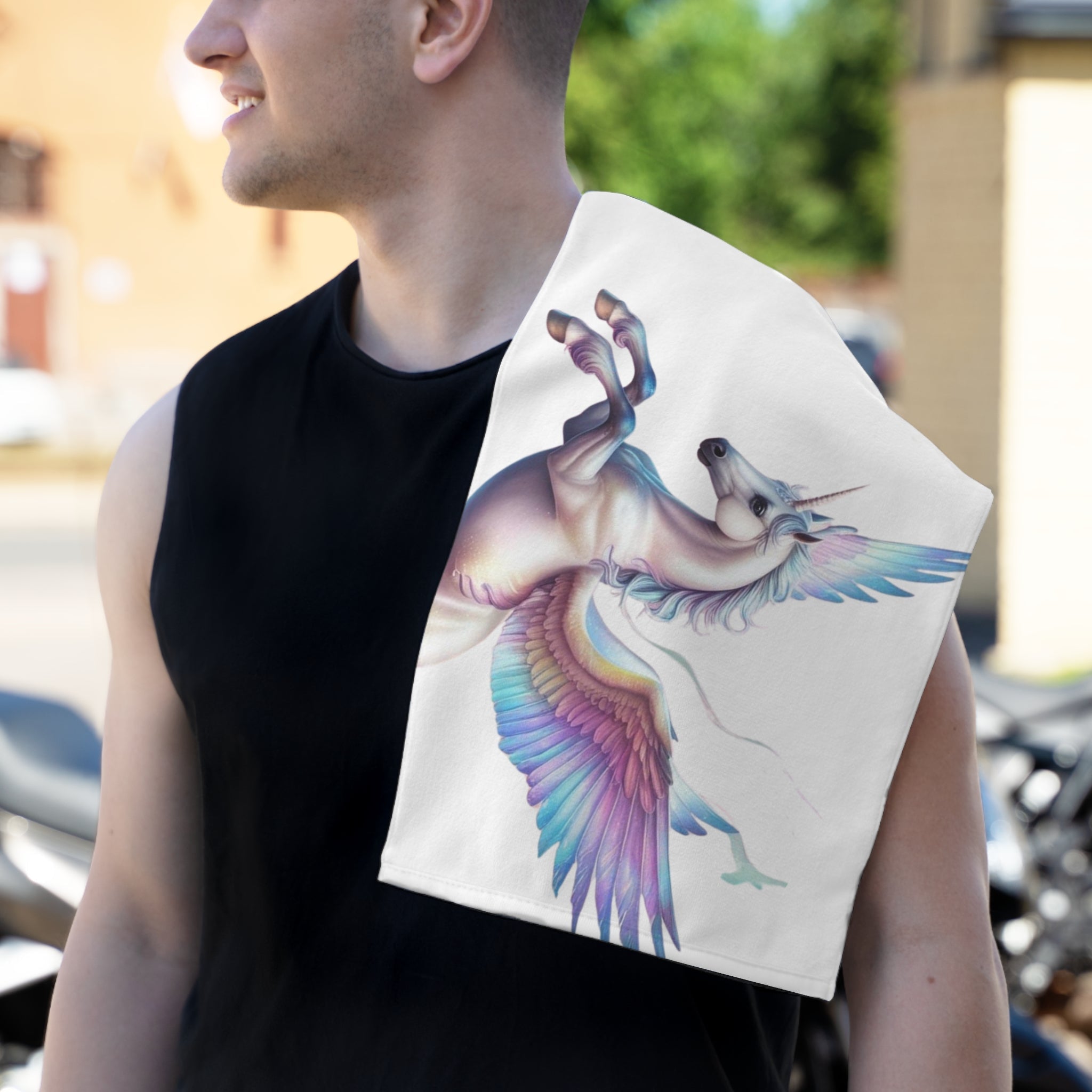 Unicorn with Wings | Mix & Match Soft Fun-Flirty Lovers’ Towels