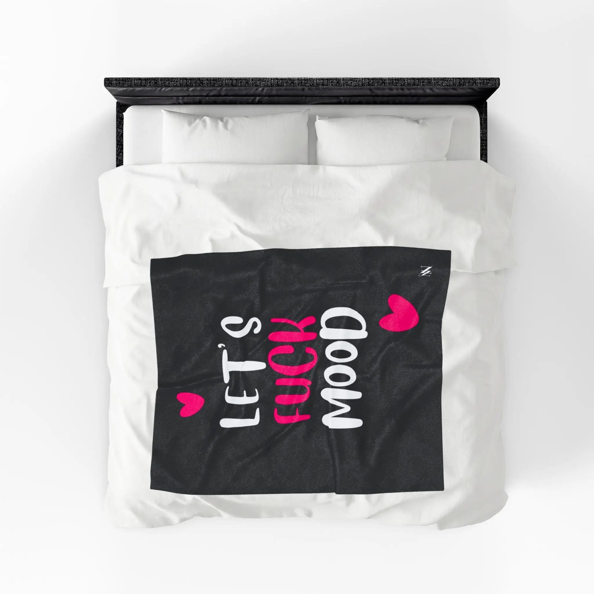 Let’s Fuck Mood Hearts Romantic Sex Gifts Blanket