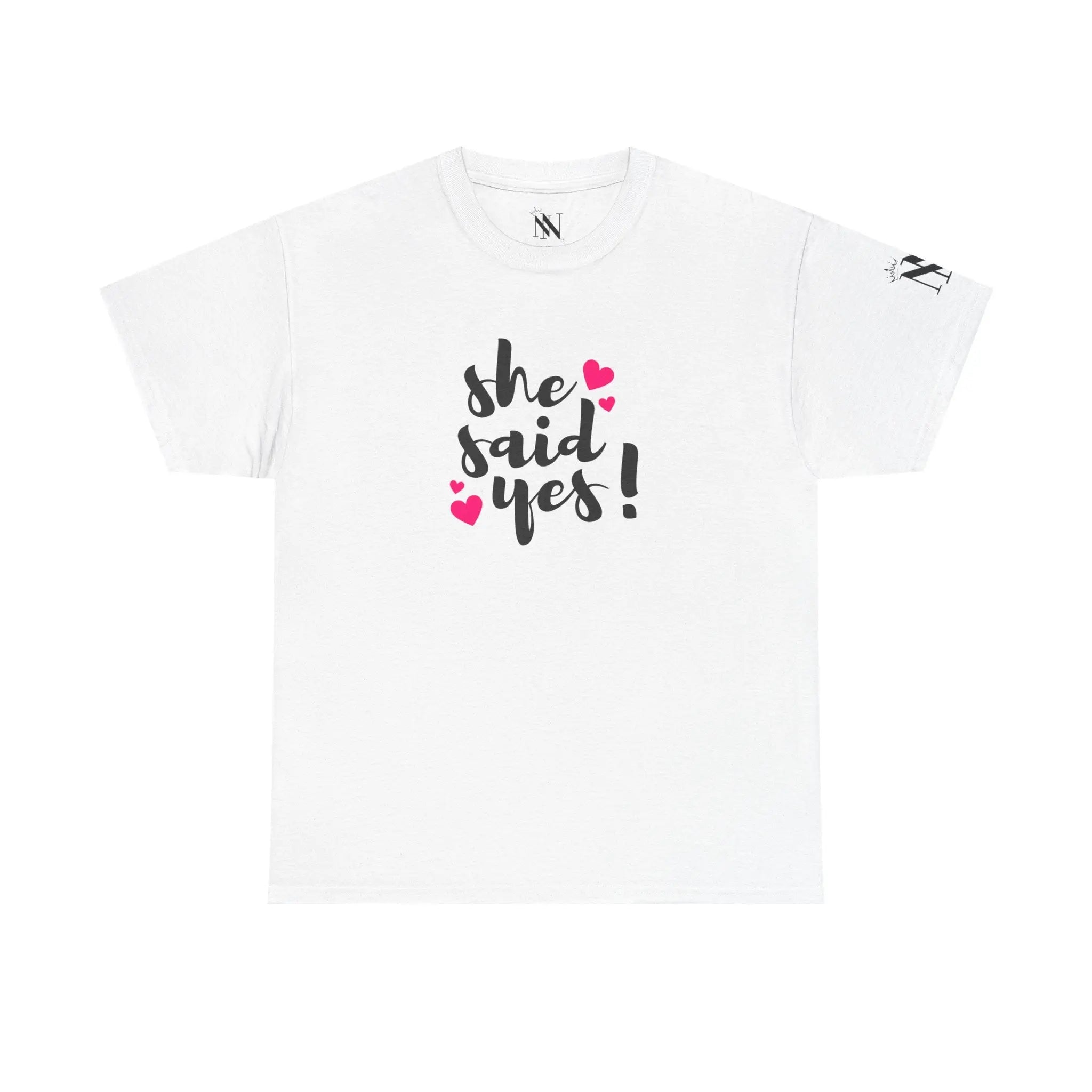 She Said Yes! | Mix & Match Cotton Unisex Fun-Flirty Lovers’ T-Shirts