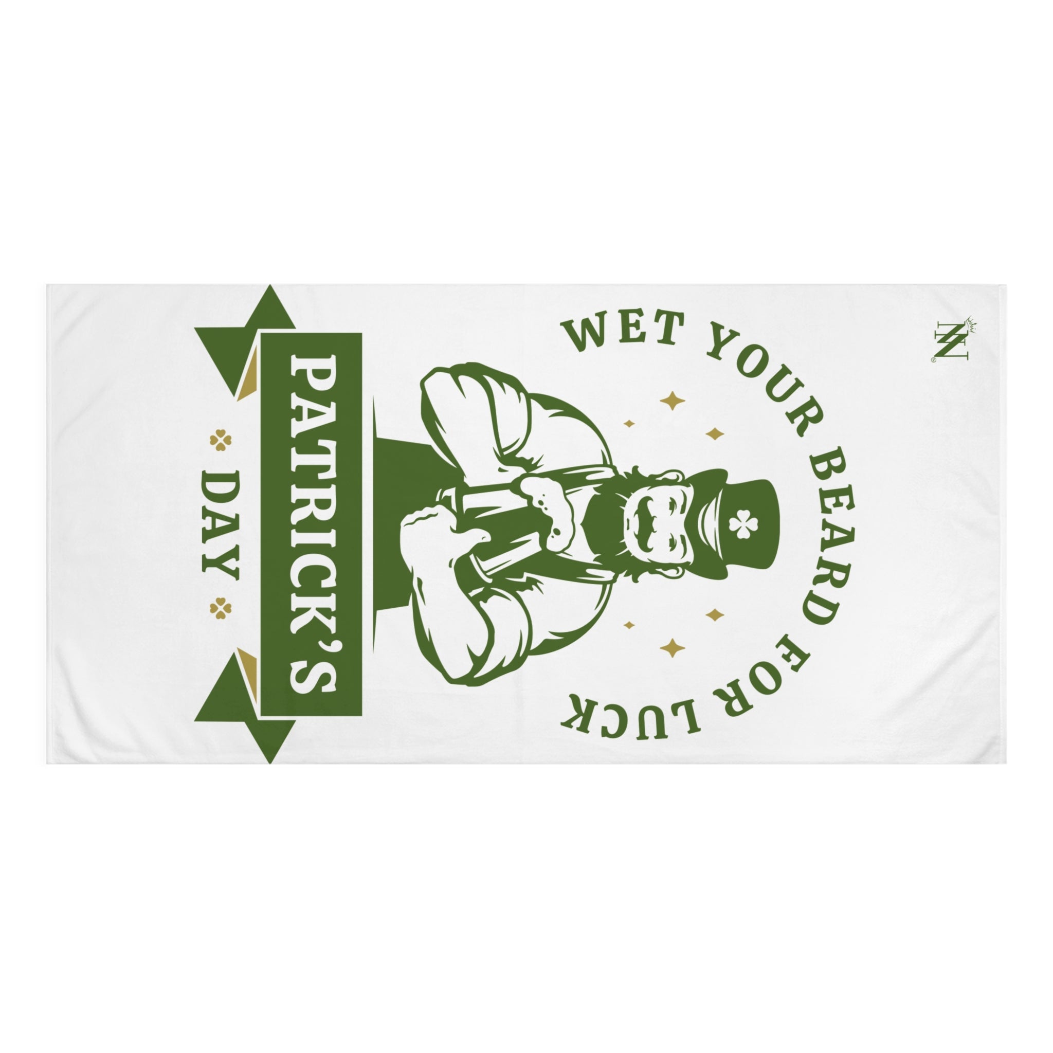Wet Your Beard for Luck Patrick’s Day Extra Large Sex Towel