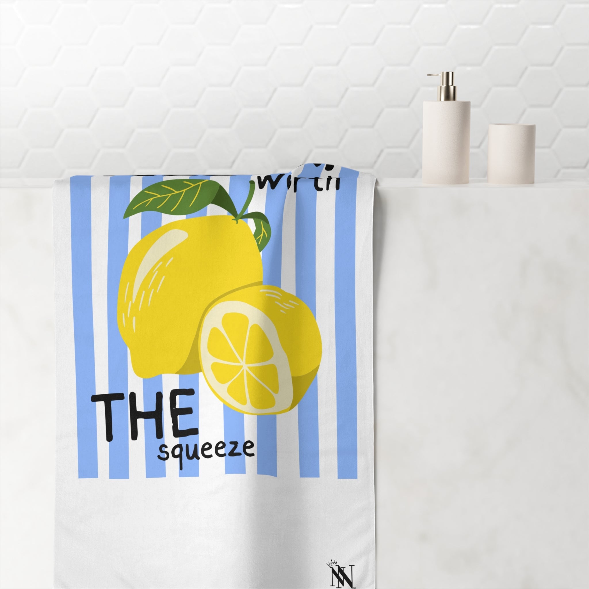 Nectar Worth the Squeeze | Mix & Match XL Fun-Flirty Lovers’ Towels