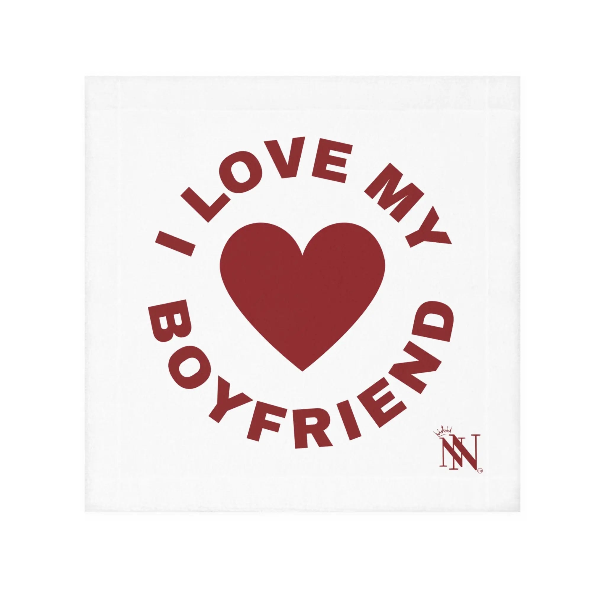 I Love My Boyfriend Heart | Mix & Match Lils’ Fun-Flirty Lovers’ Towels