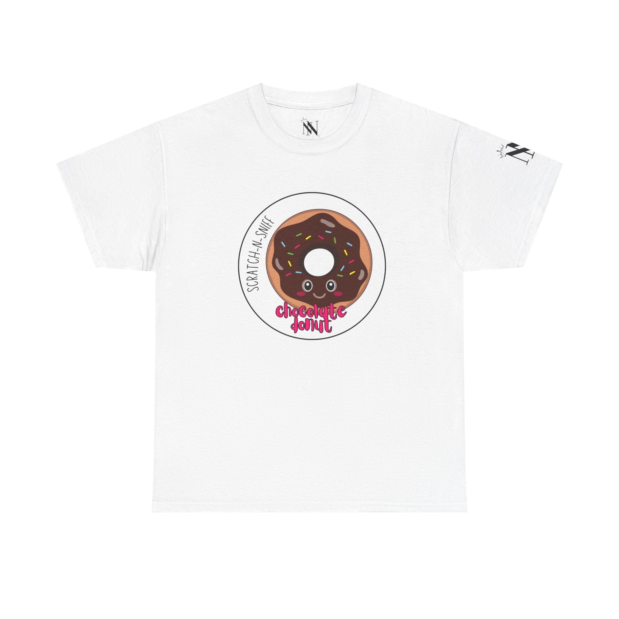 Chocolate Donut Scratch N Sniff | Mix & Match 100% Cotton Unisex Fun-Flirty Lovers’ Tees
