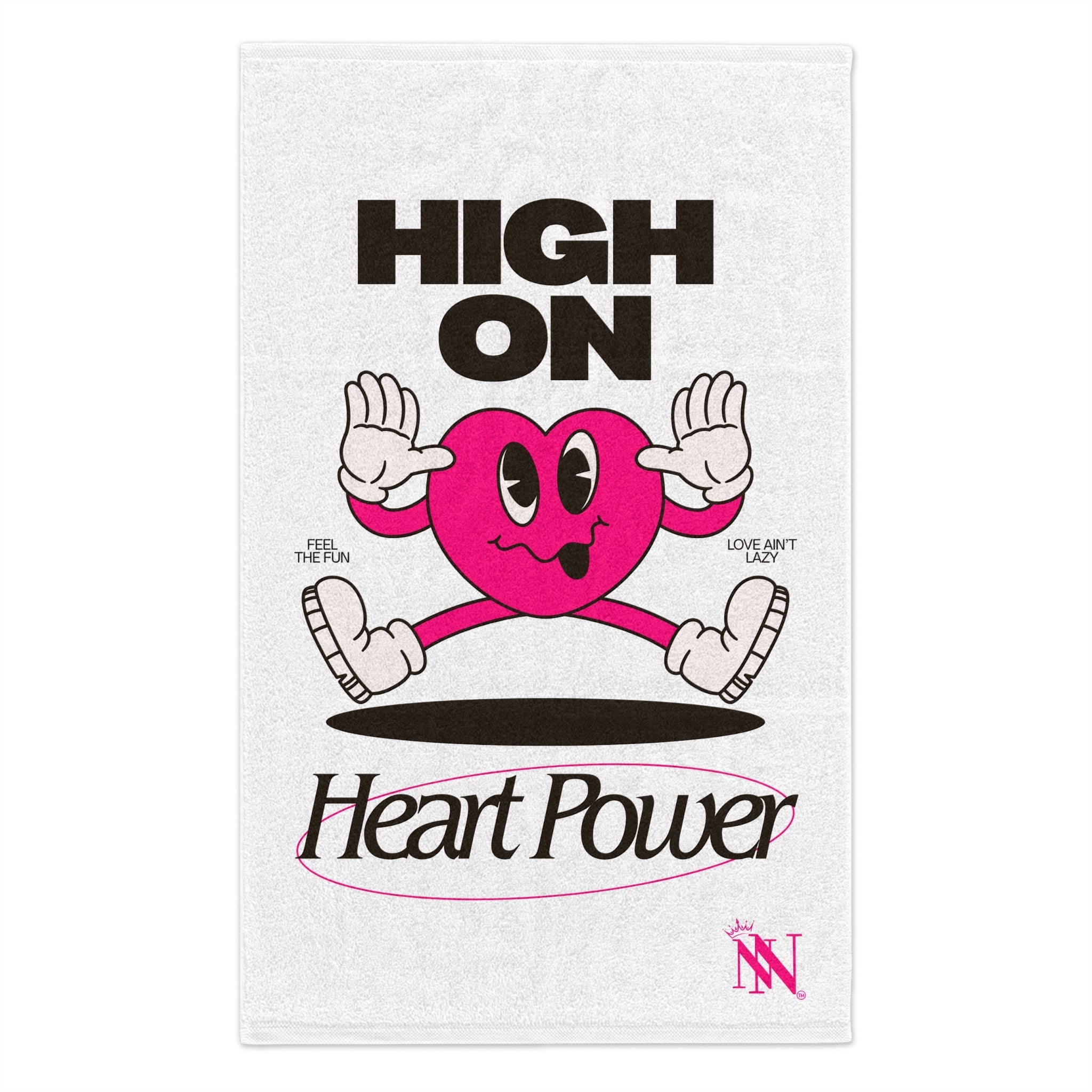 High on Heart Power | Mix & Match Soft Fun-Flirty Lovers’ Towels