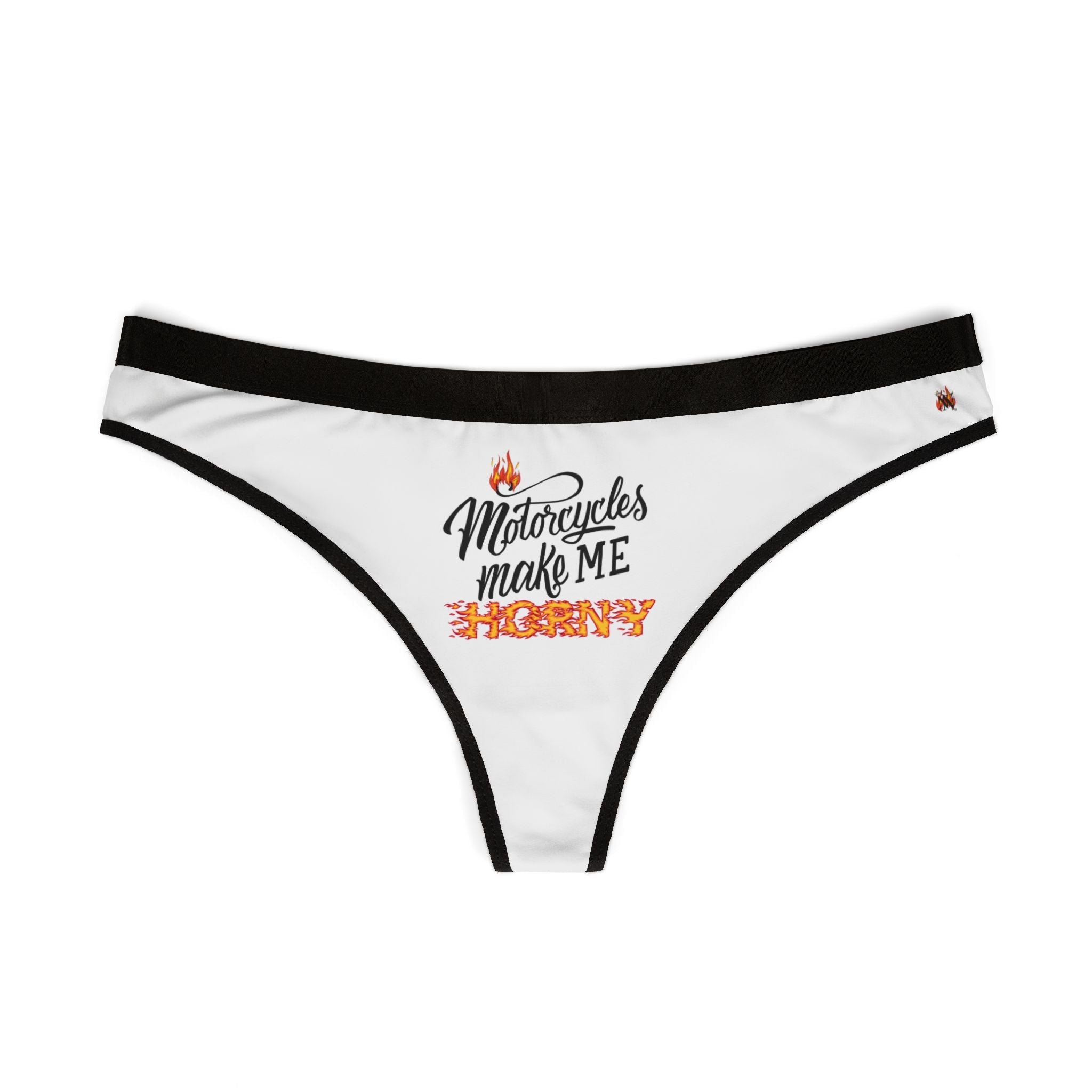 Motorcycles Make Me Horny | Mix & Match Women’s Fun-Flirty Lovers’ Thongs