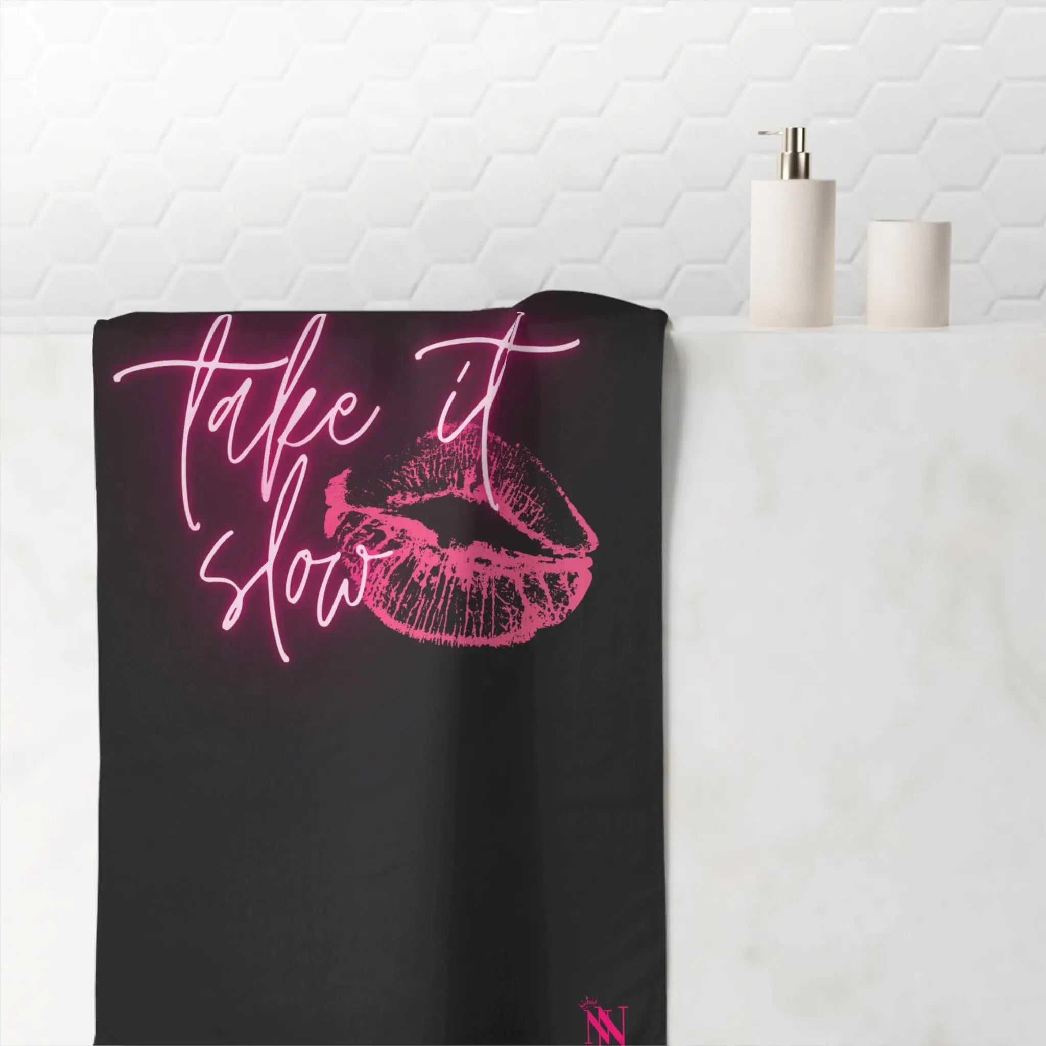Take It Slow | Mix & Match XL Fun-Flirty Lovers’ Towels