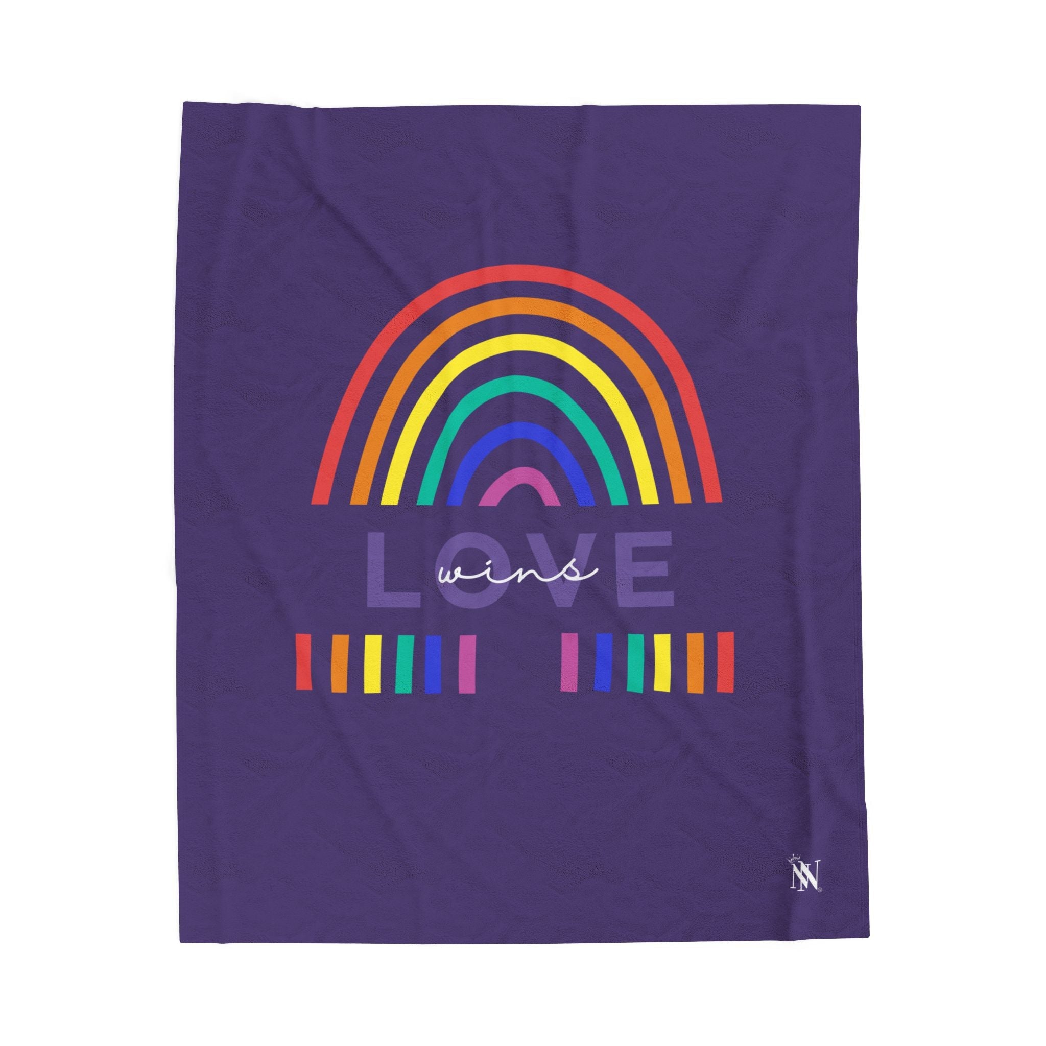 Love Wins Rainbow | Mix & Match Soft Fun-Flirty Lovers’ Blankets