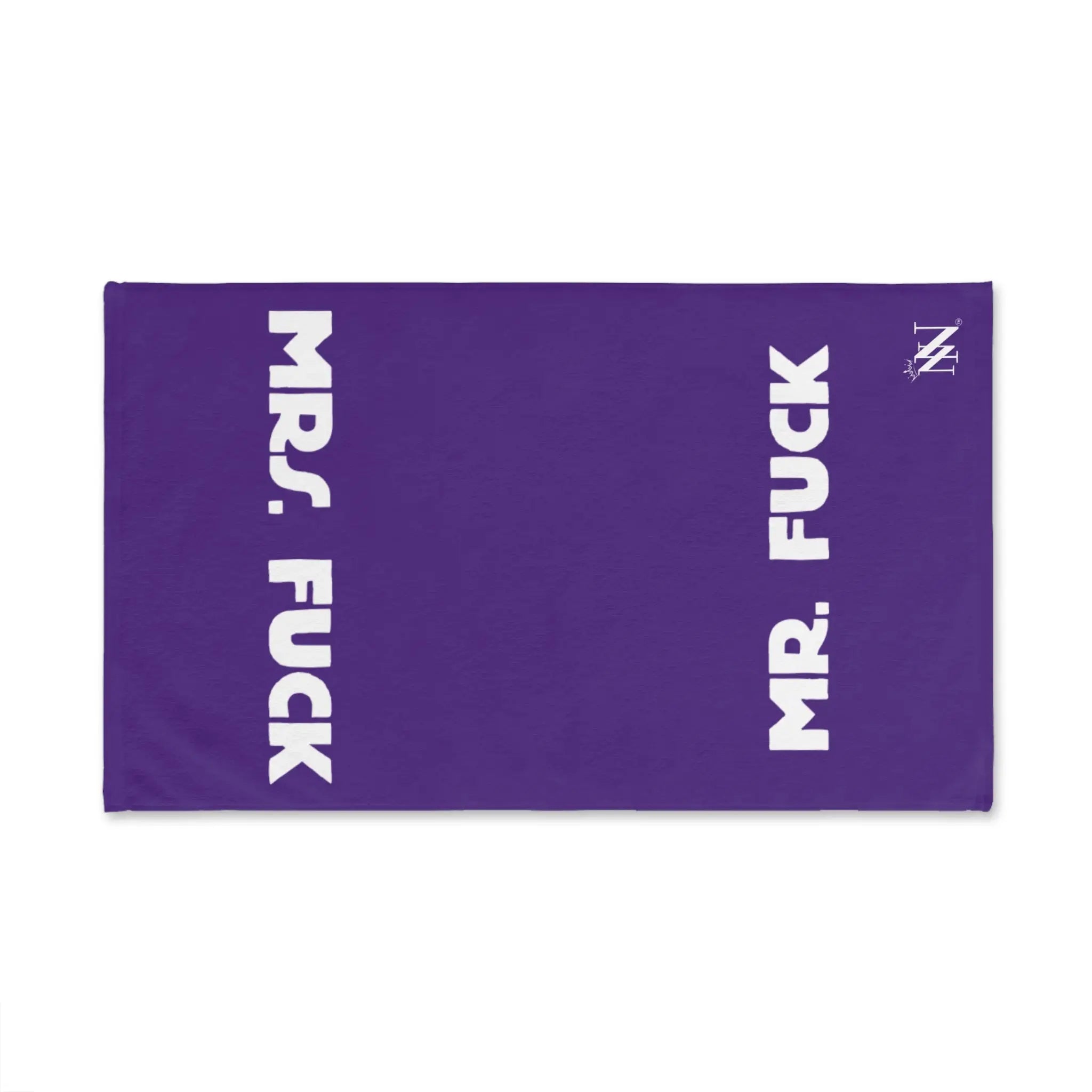 Mr. Mrs. Fuck Shareable Sides Purple Cum Towel