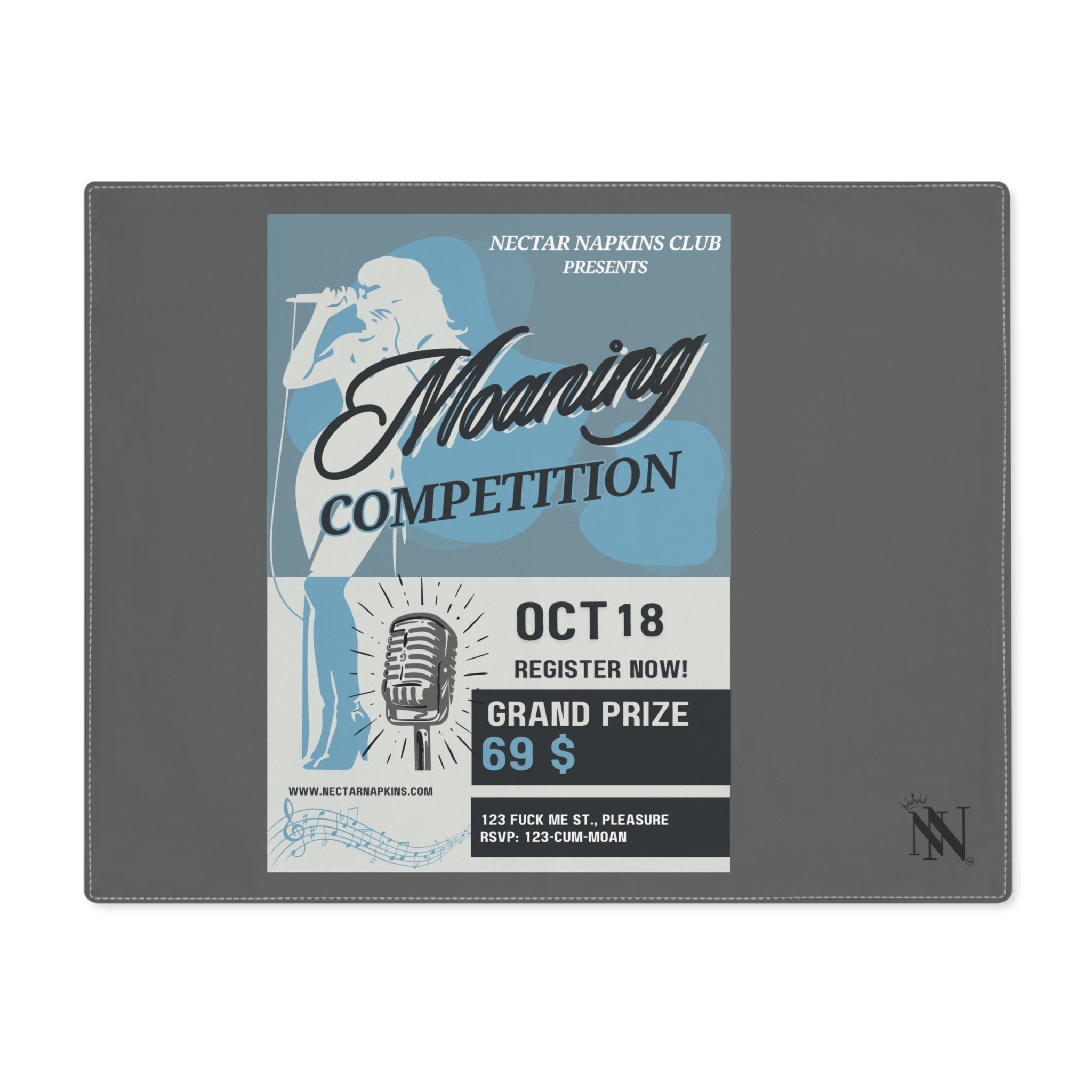 Moaning Competition | Mix & Match Playful Fun-Flirty Lovers’ Toy Mats