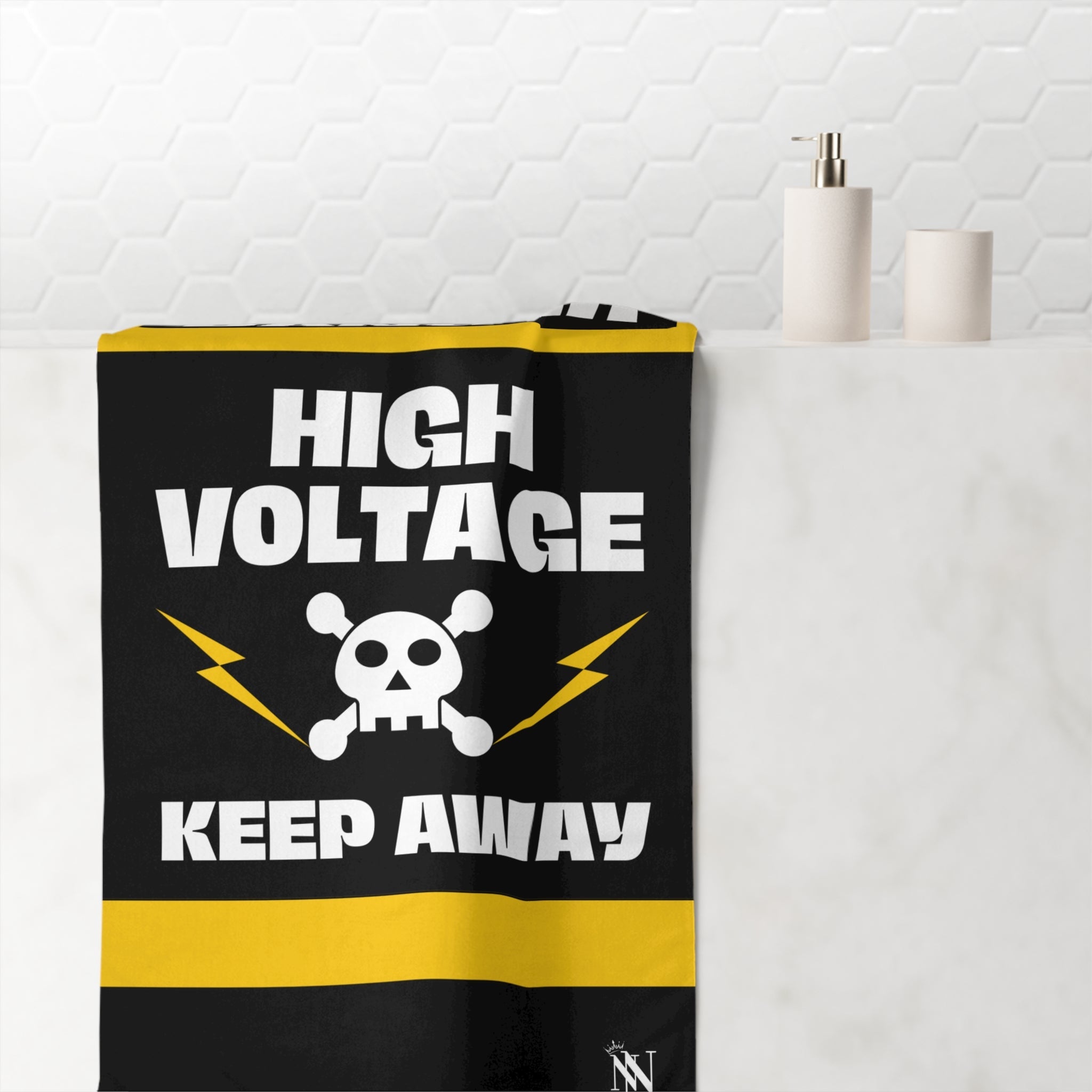 Danger High Voltage | Mix & Match XL Fun-Flirty Lovers’ Towels
