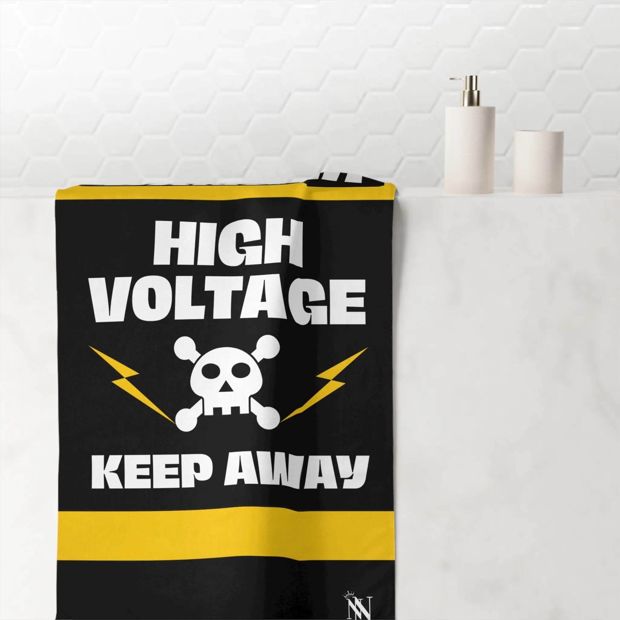 Danger High Voltage | Mix & Match XL Fun-Flirty Lovers’ Towels
