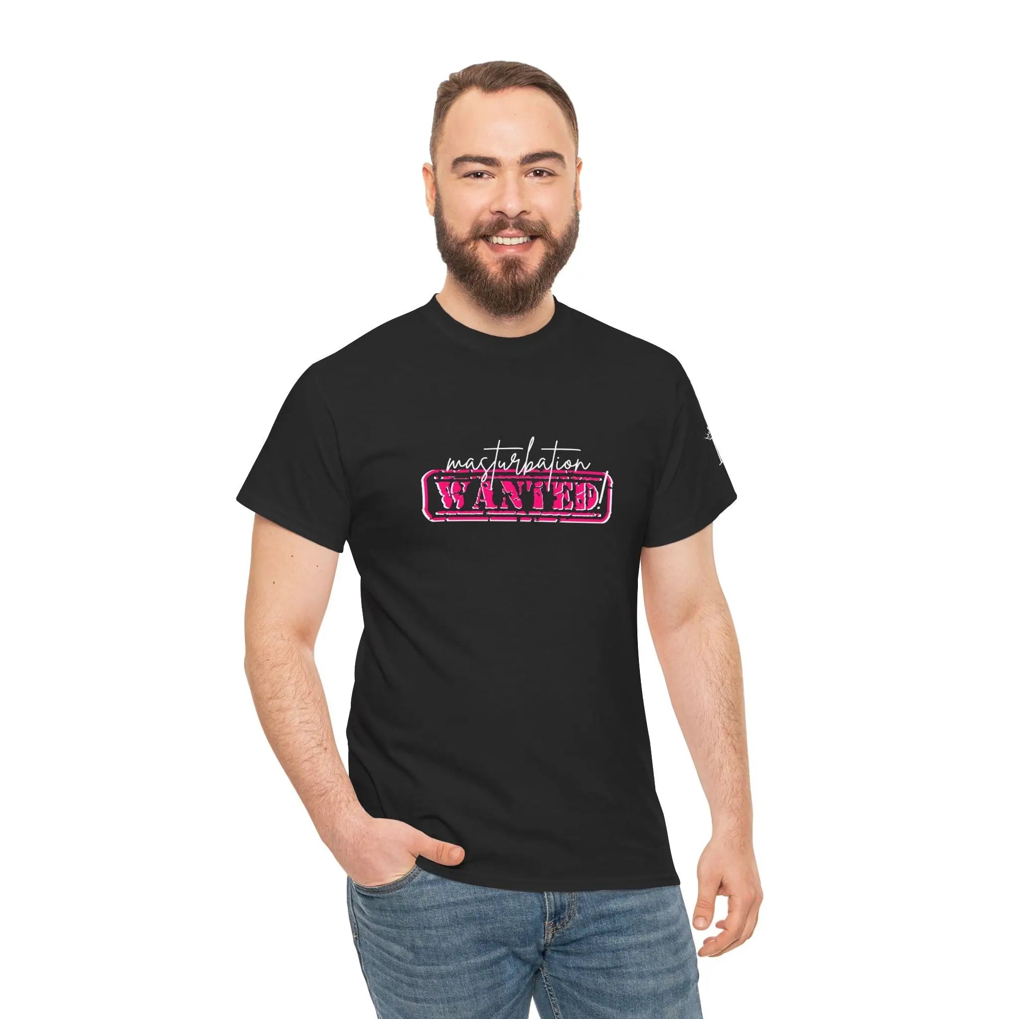 Masturbation Wanted! | Mix & Match Cotton Unisex Fun-Flirty Loversβ T-Shirts