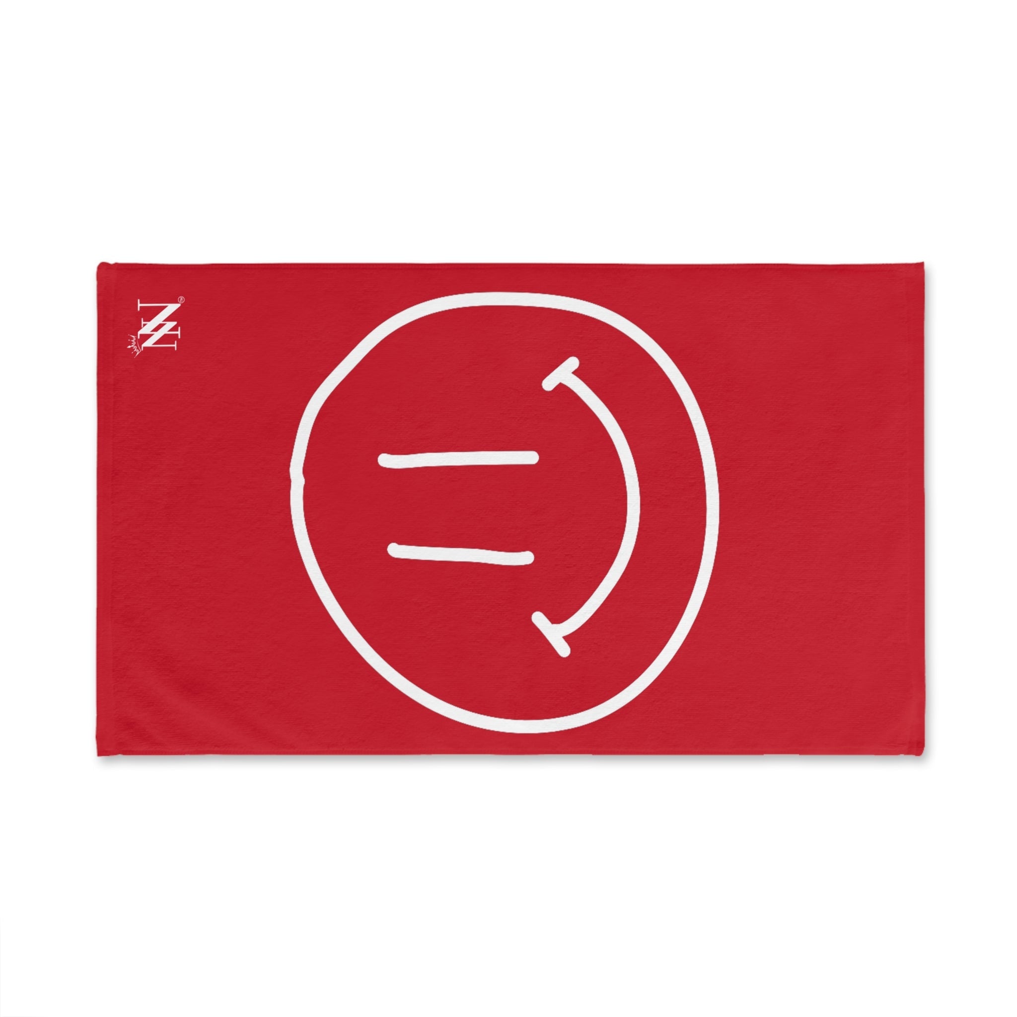 Happy Smiling Emoji Red | Mix & Match Classic Fun-Flirty Loversâ Towels