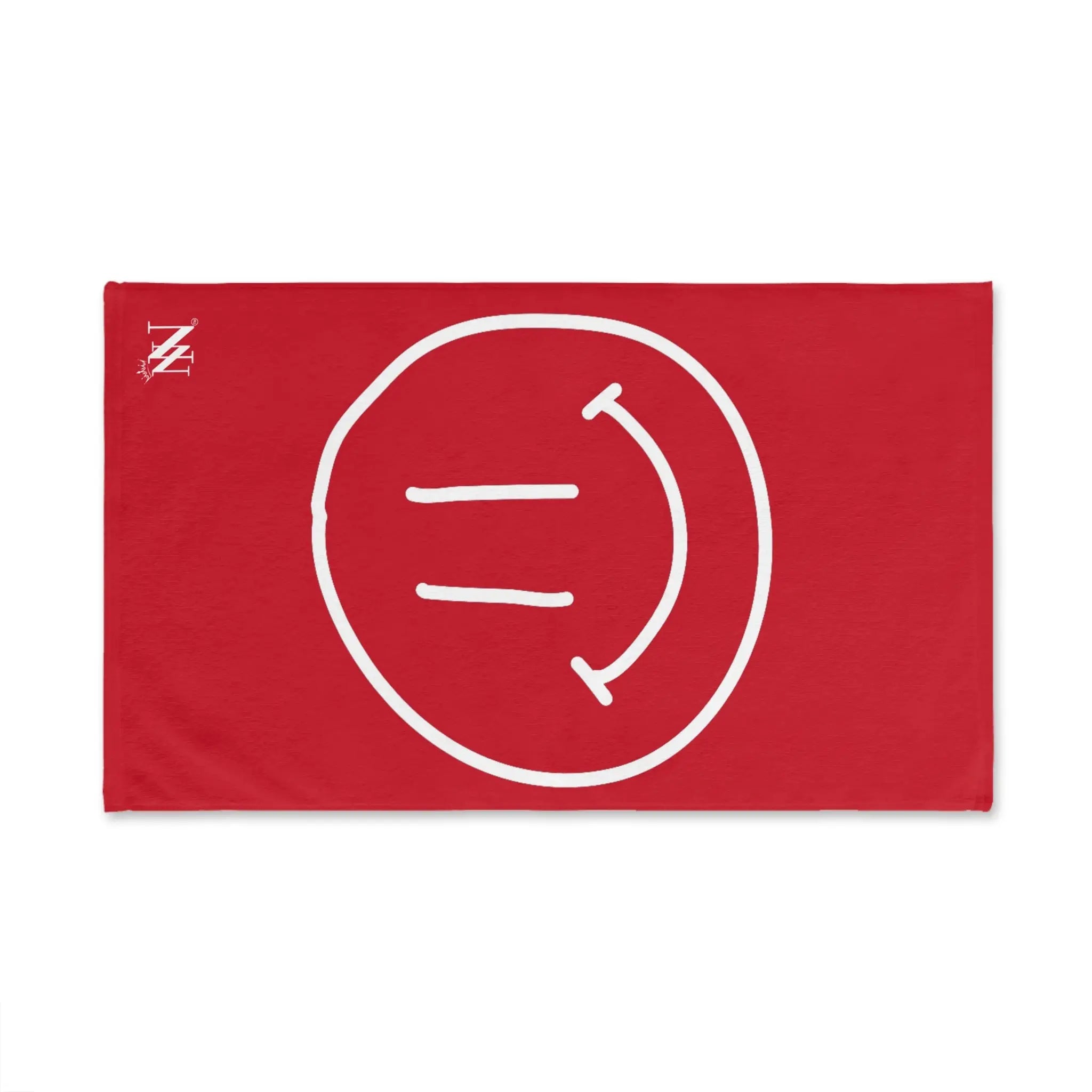Happy Smiling Emoji Red | Mix & Match Classic Fun-Flirty Lovers’ Towels
