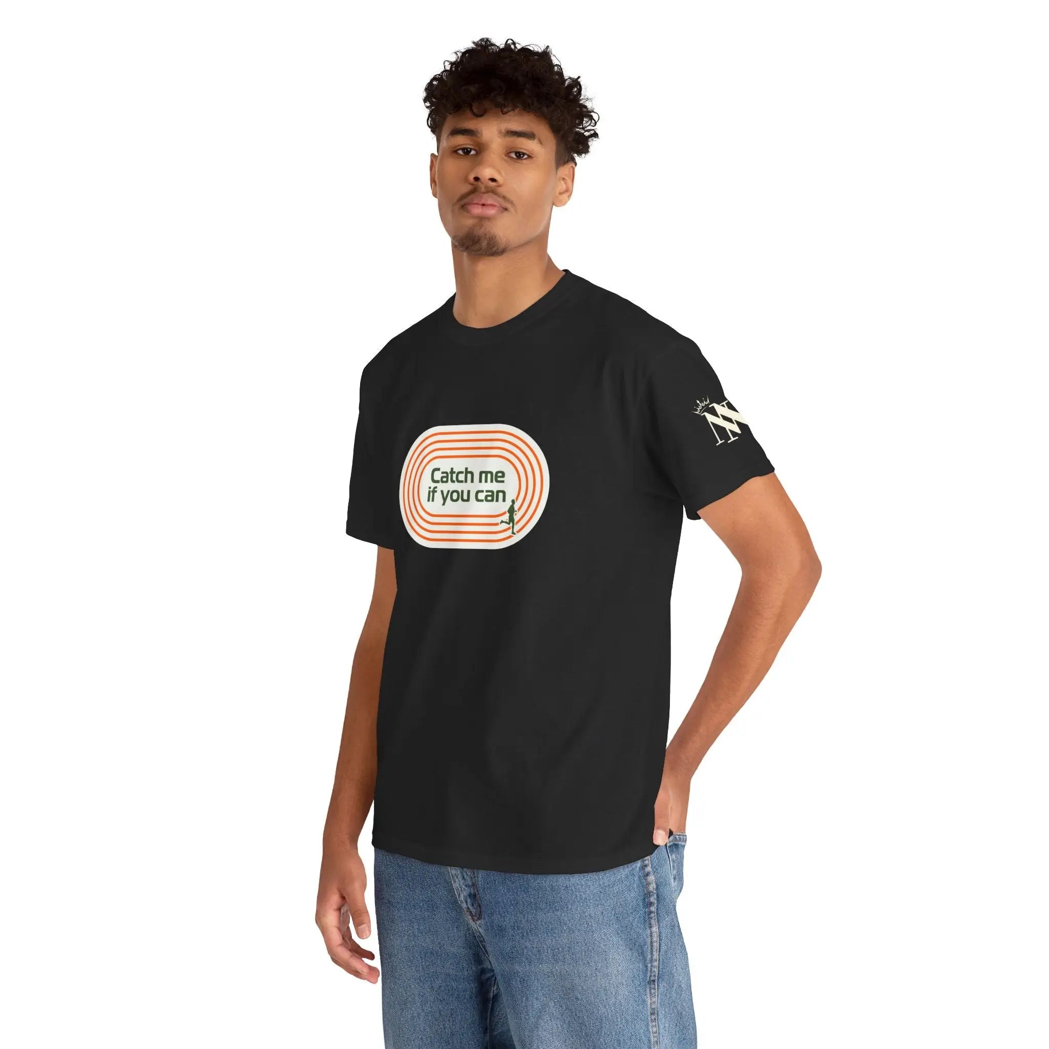 Catch Me If You Can Runner | Mix & Match Cotton Unisex Fun-Flirty Lovers’ T-Shirts