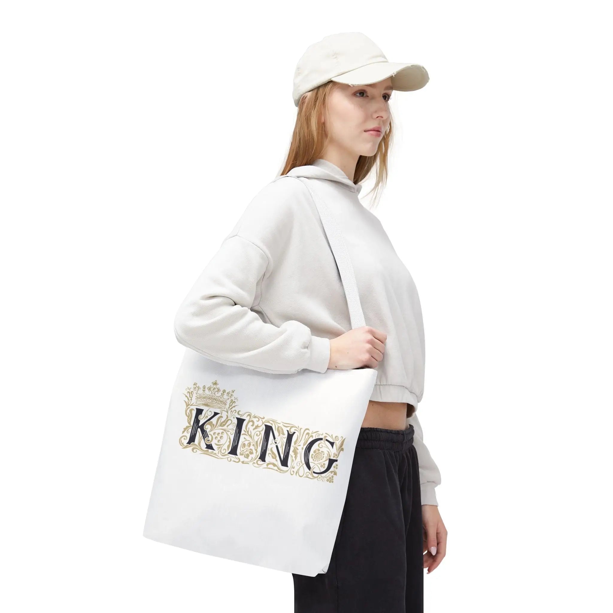 Gold Filigree King | Mix & Match Fun-Flirty Lovers’ Totes
