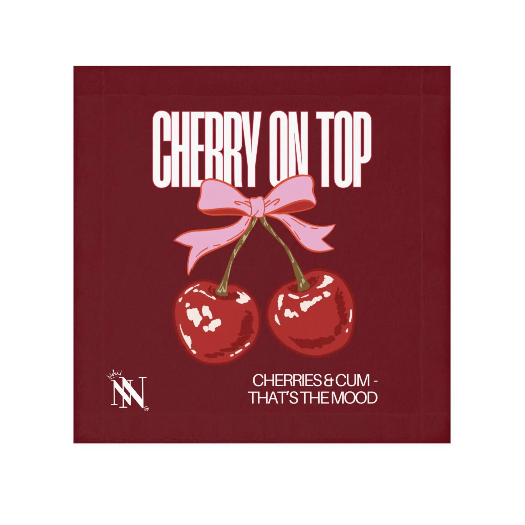 Cherry on Top Cum Rag