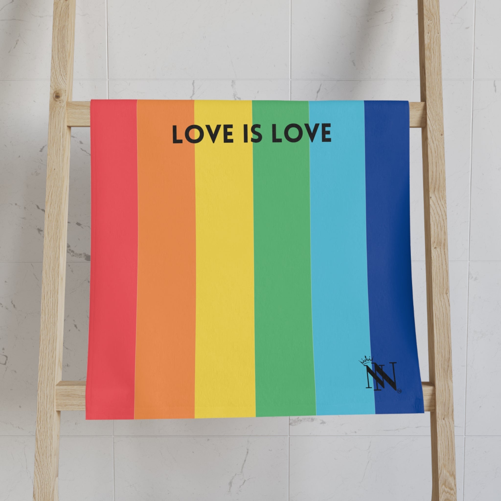 Love is Love Rainbow | Mix & Match Classic Fun-Flirty Lovers’ Towels