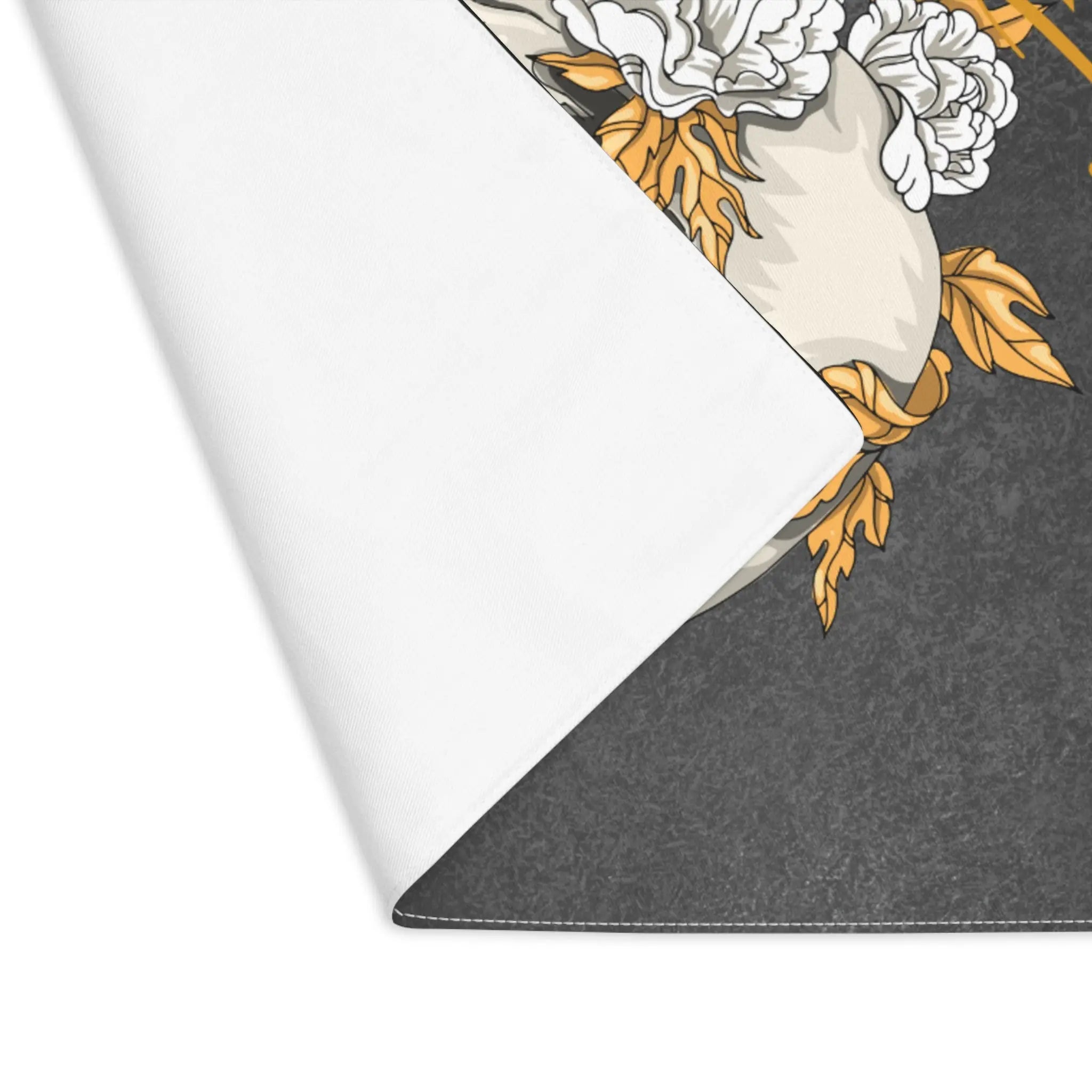 Til’ Death Skull & Flowers Sex Toys Mat