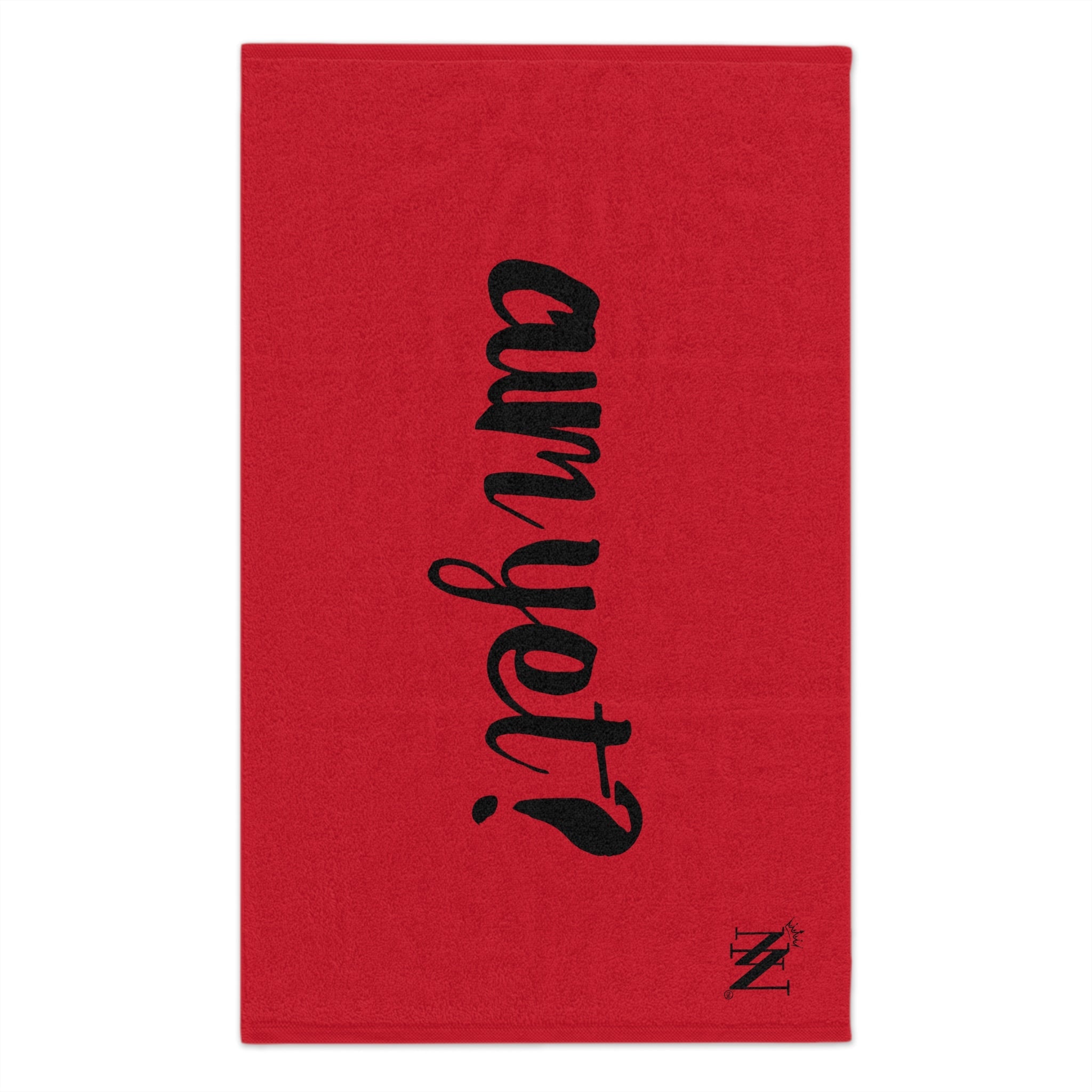Cum Yet? Red | Mix & Match Soft Fun-Flirty Lovers’ Towels