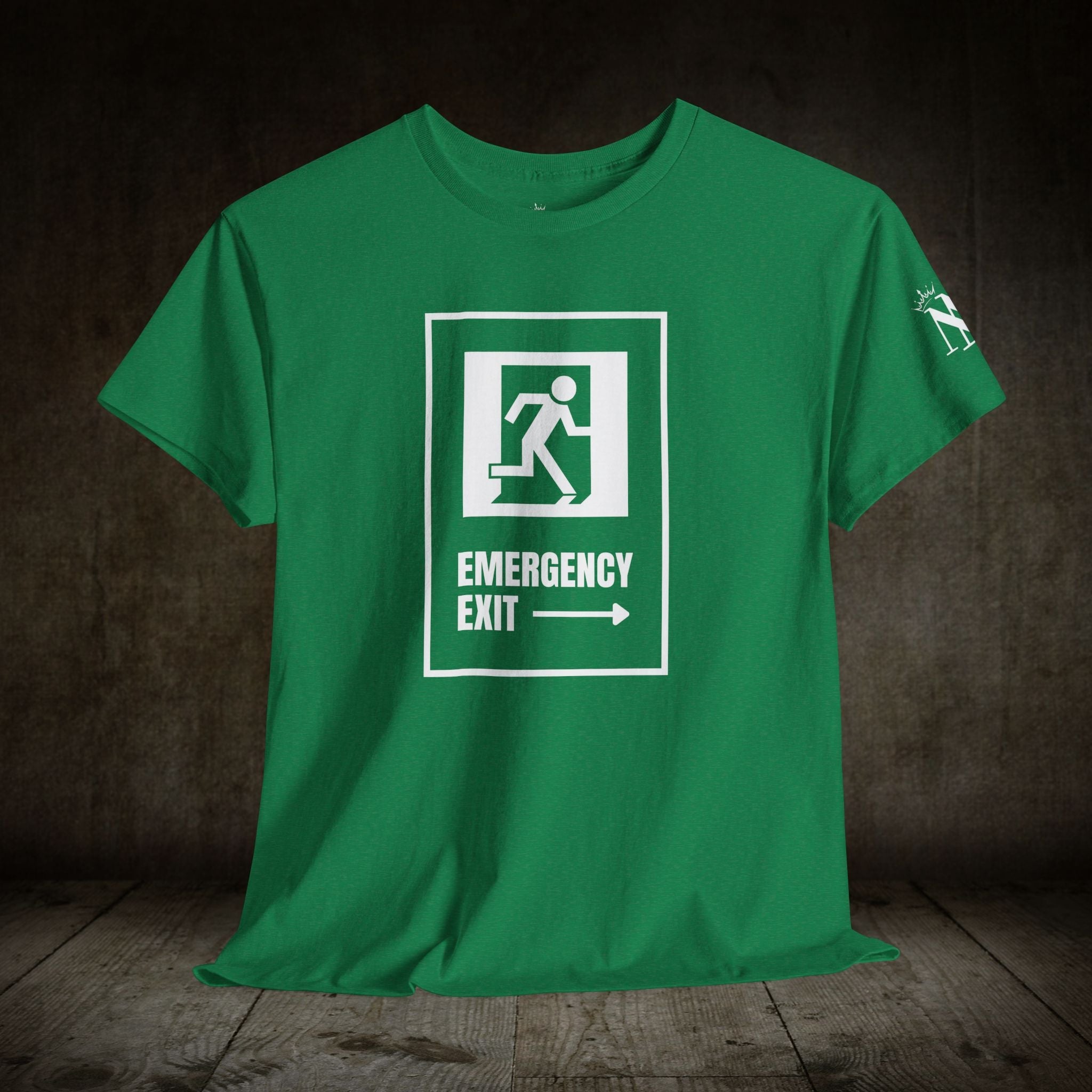 Emergency Exit | Mix & Match Cotton Unisex Fun-Flirty Lovers’ T-Shirts