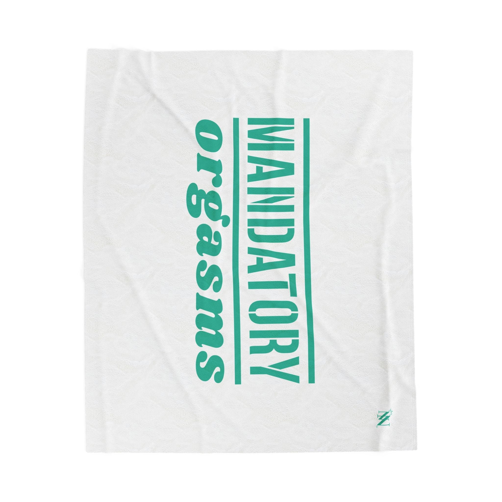 Mandatory Orgasms | Mix & Match Soft Fun-Flirty Lovers’ Blankets