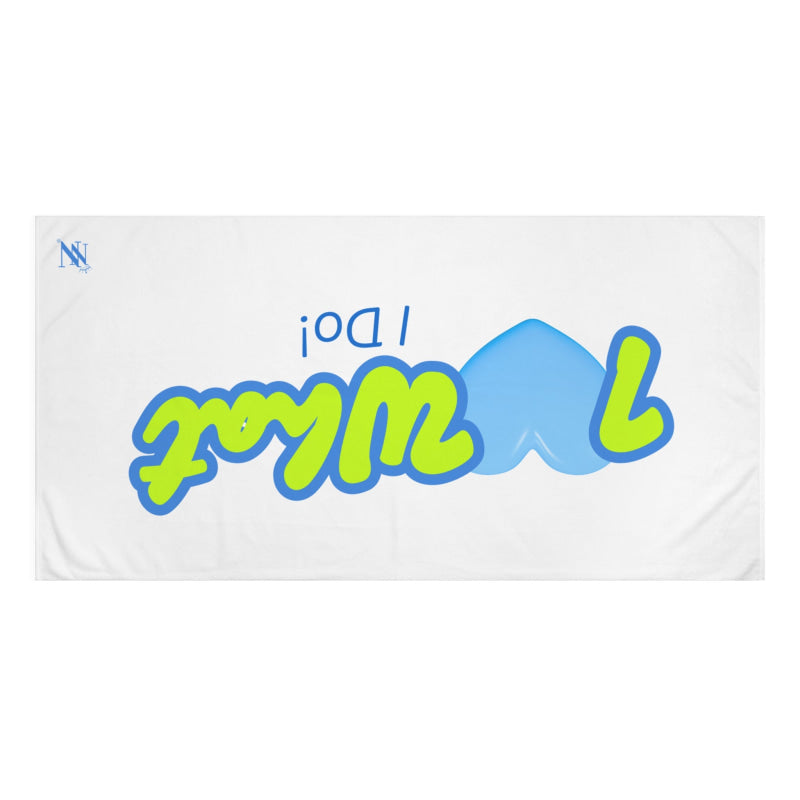 I Love What I Do! | Mix & Match XL Fun-Flirty Lovers’ Towels