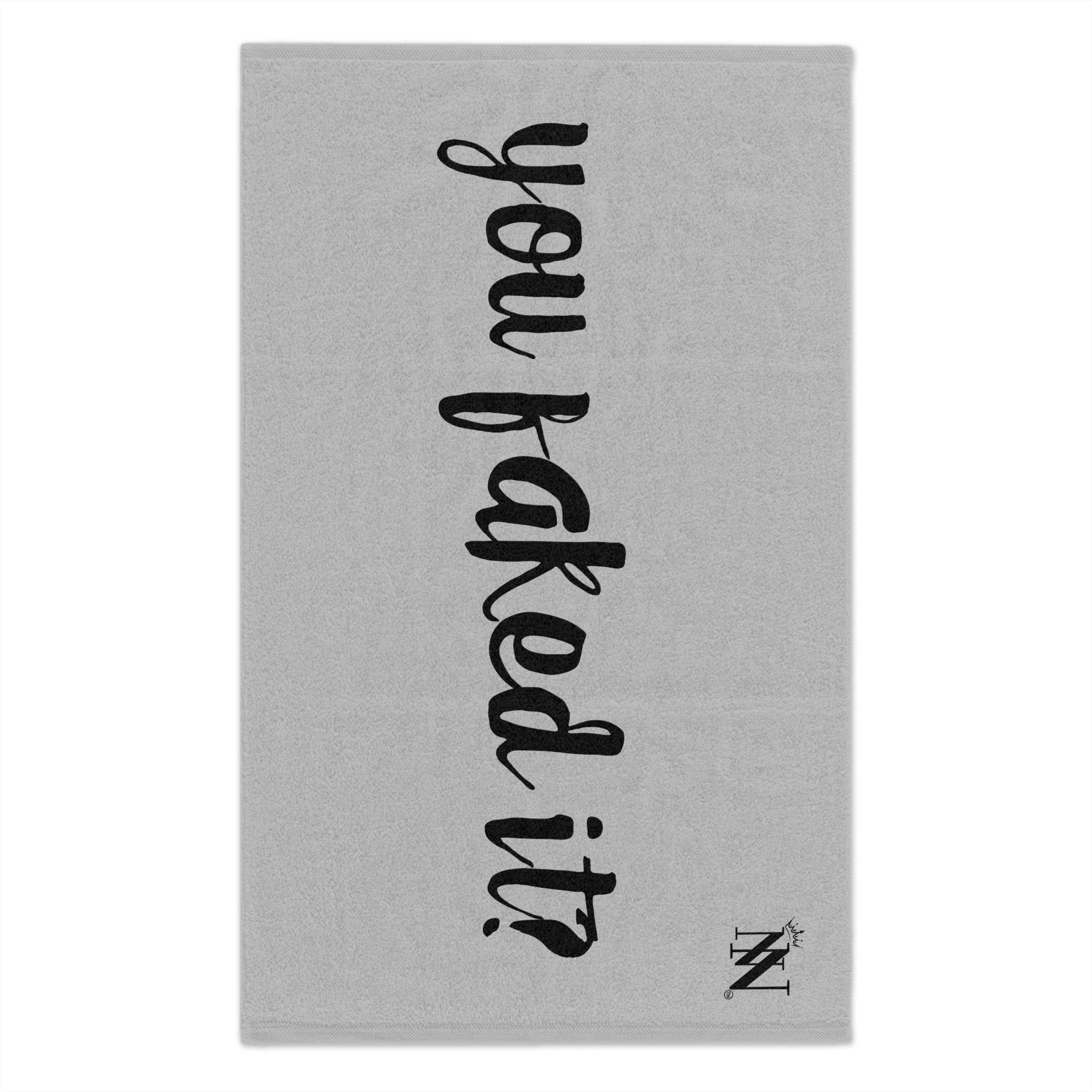 You Faked It? Silver | Mix & Match Soft Fun-Flirty Lovers’ Towels