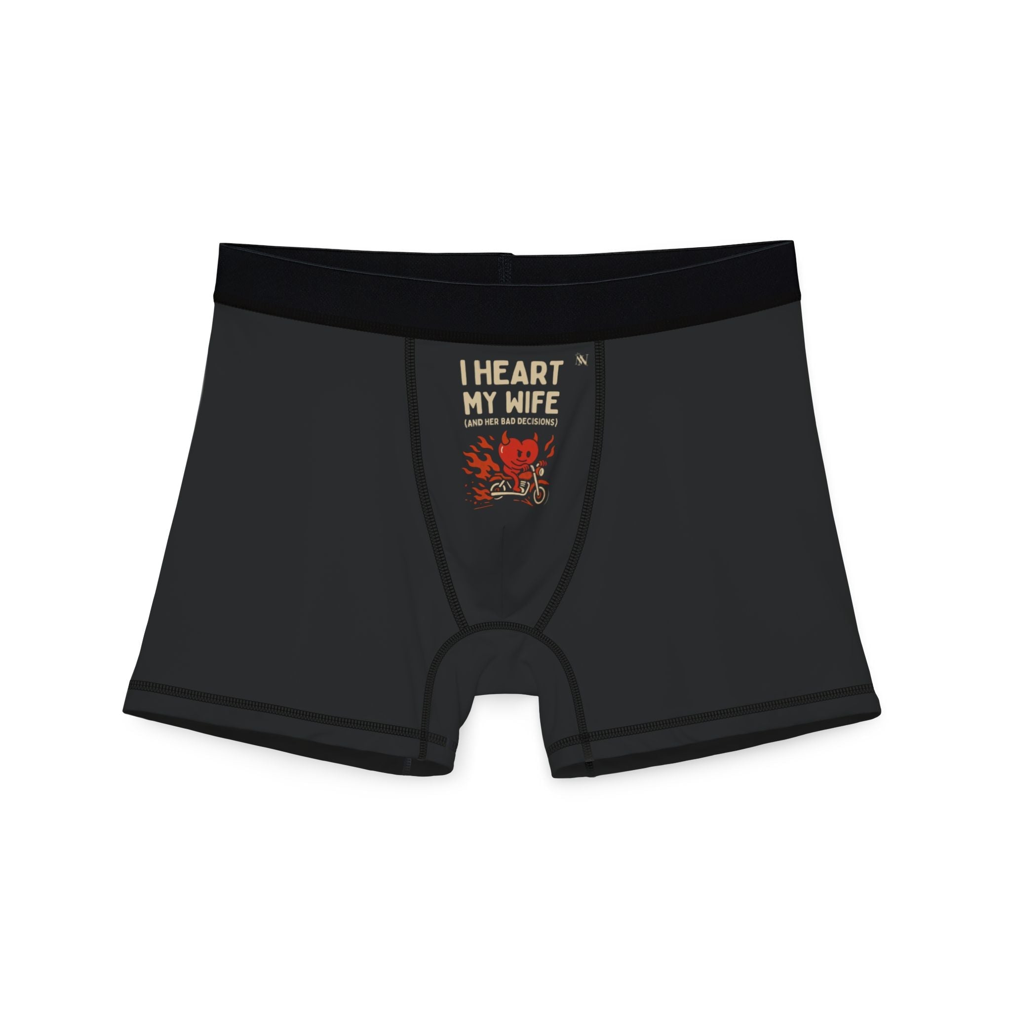I Heart My Wife | Mix & Match Men’s Fun-Flirty Lovers’ Boxer Briefs