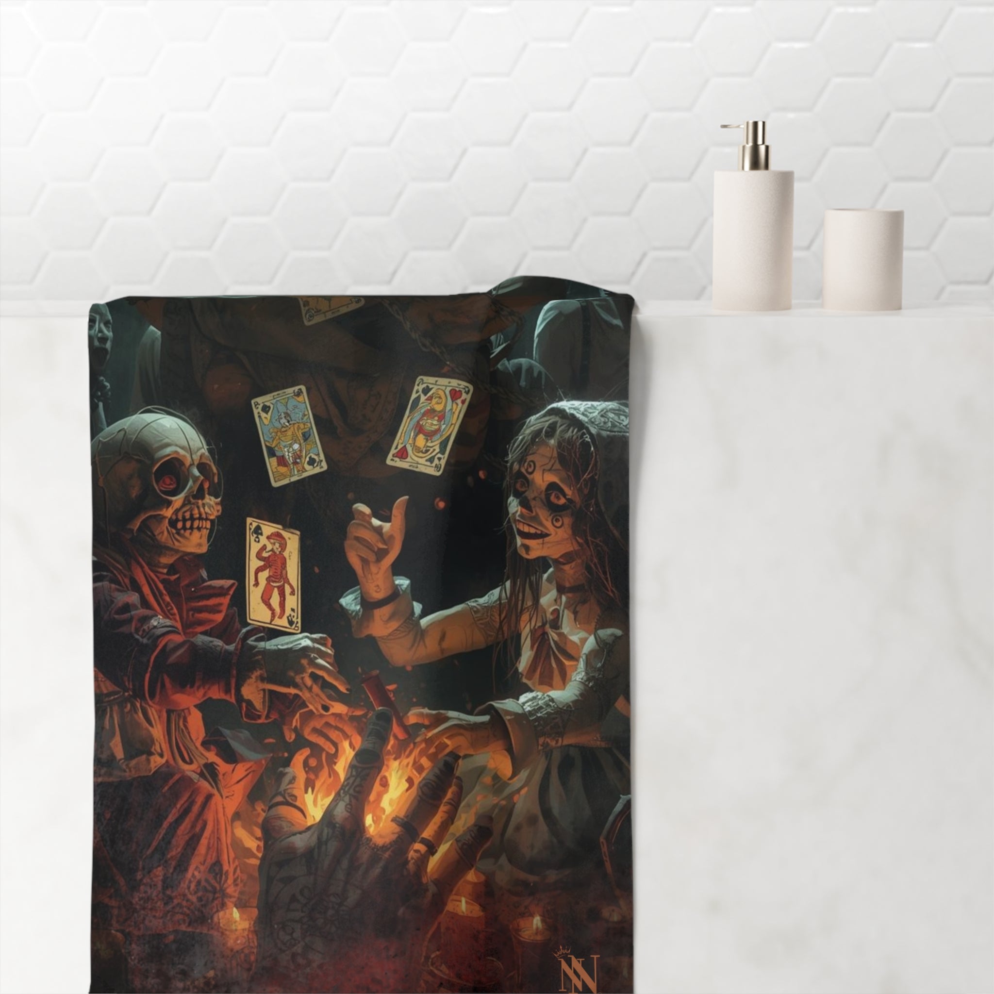 How the Cards Fall | Mix & Match XL Fun-Flirty Lovers’ Towels