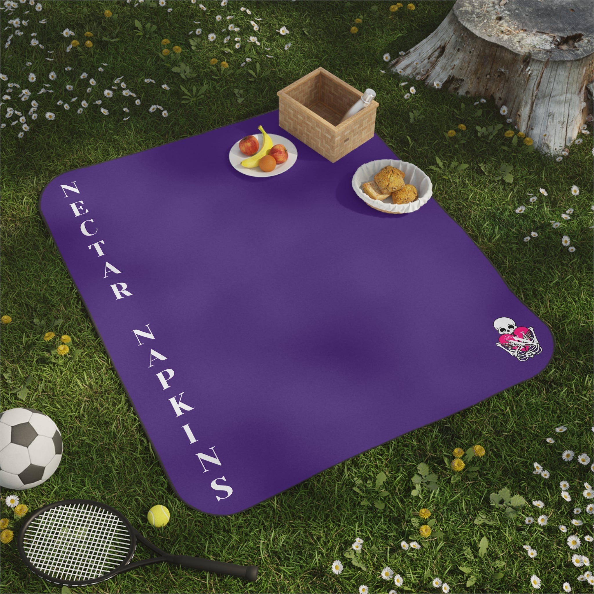 Nectar Napkins Brand Purple Water-Resistant Sex Blanket