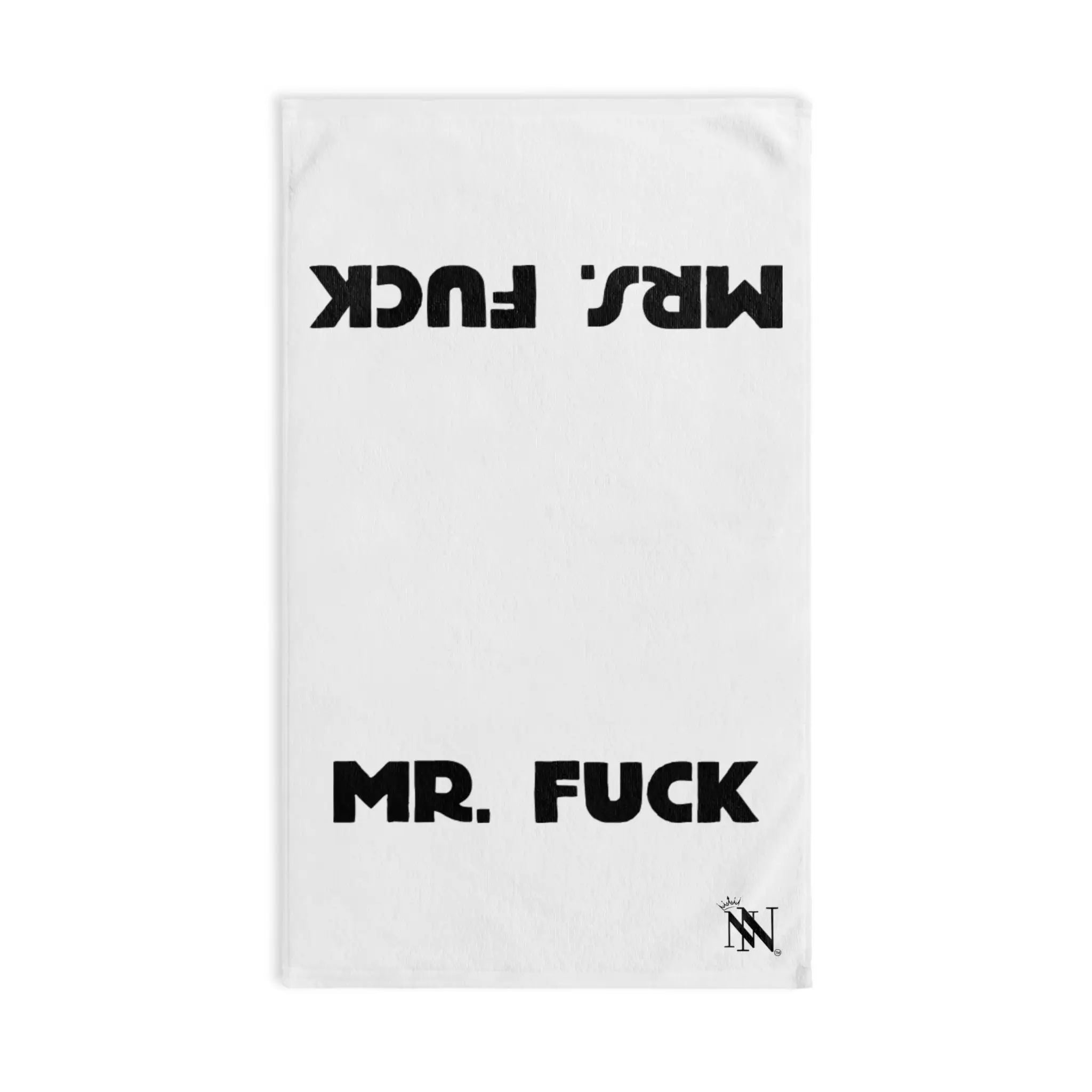 Mr Mrs Fuck White | Mix & Match Classic Fun-Flirty Lovers’ Towels
