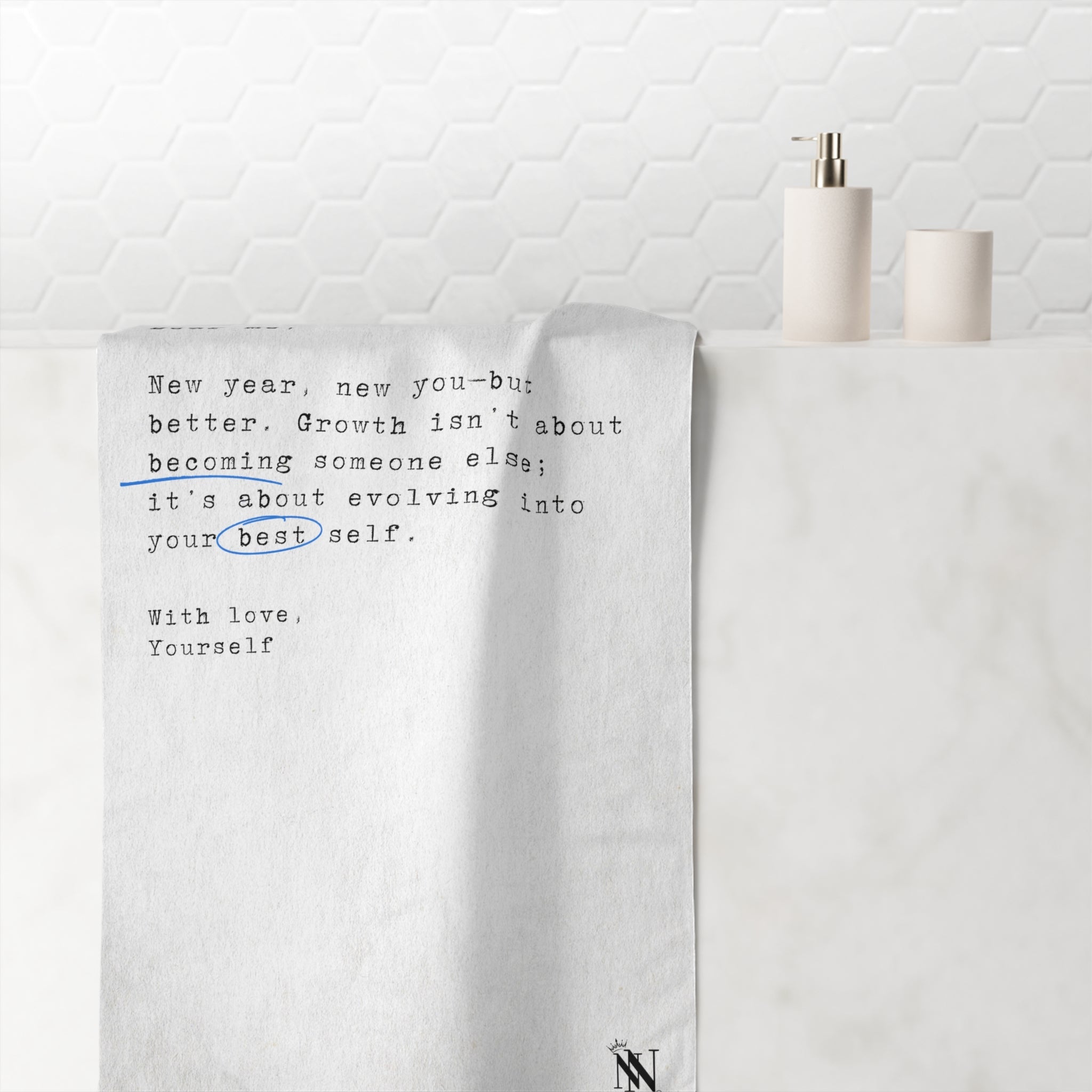 New Year New You | Mix & Match XL Fun-Flirty Lovers’ Towels