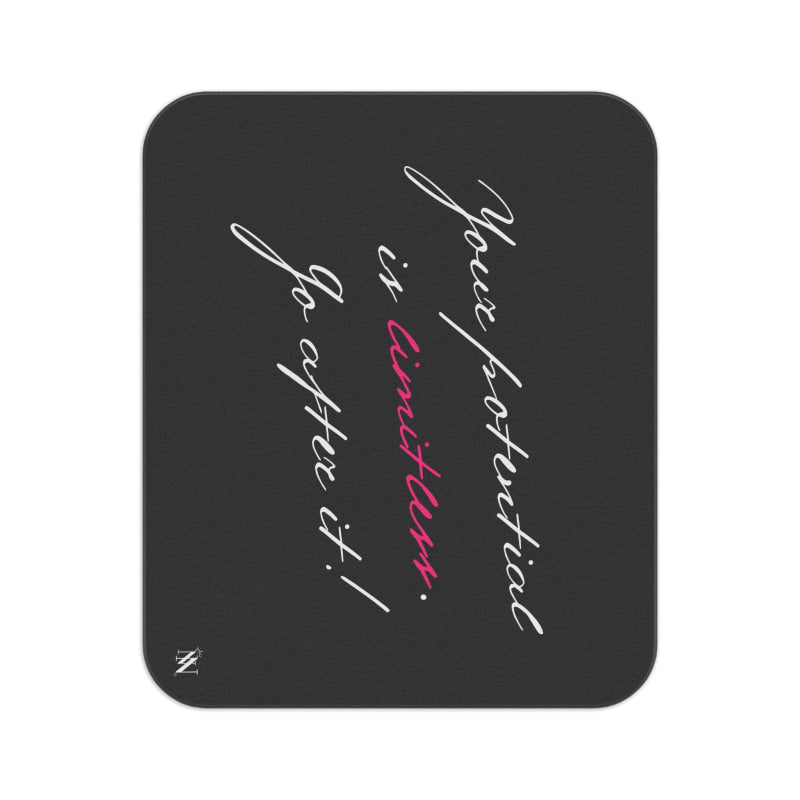 Your Potential is Limitless | Mix Match Fun-Flirty Lovers’ Water-Resistant Blankets