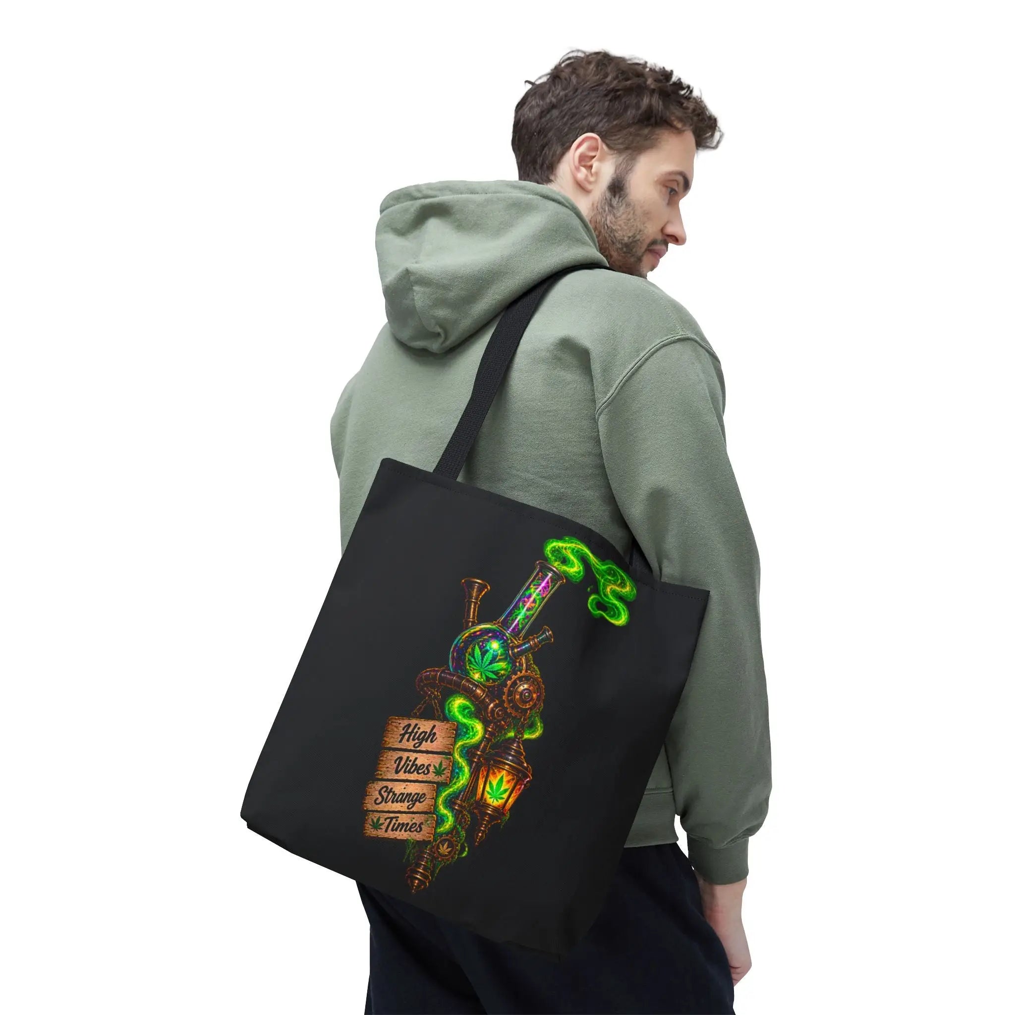 High Vibes Strange Times Tote Bag