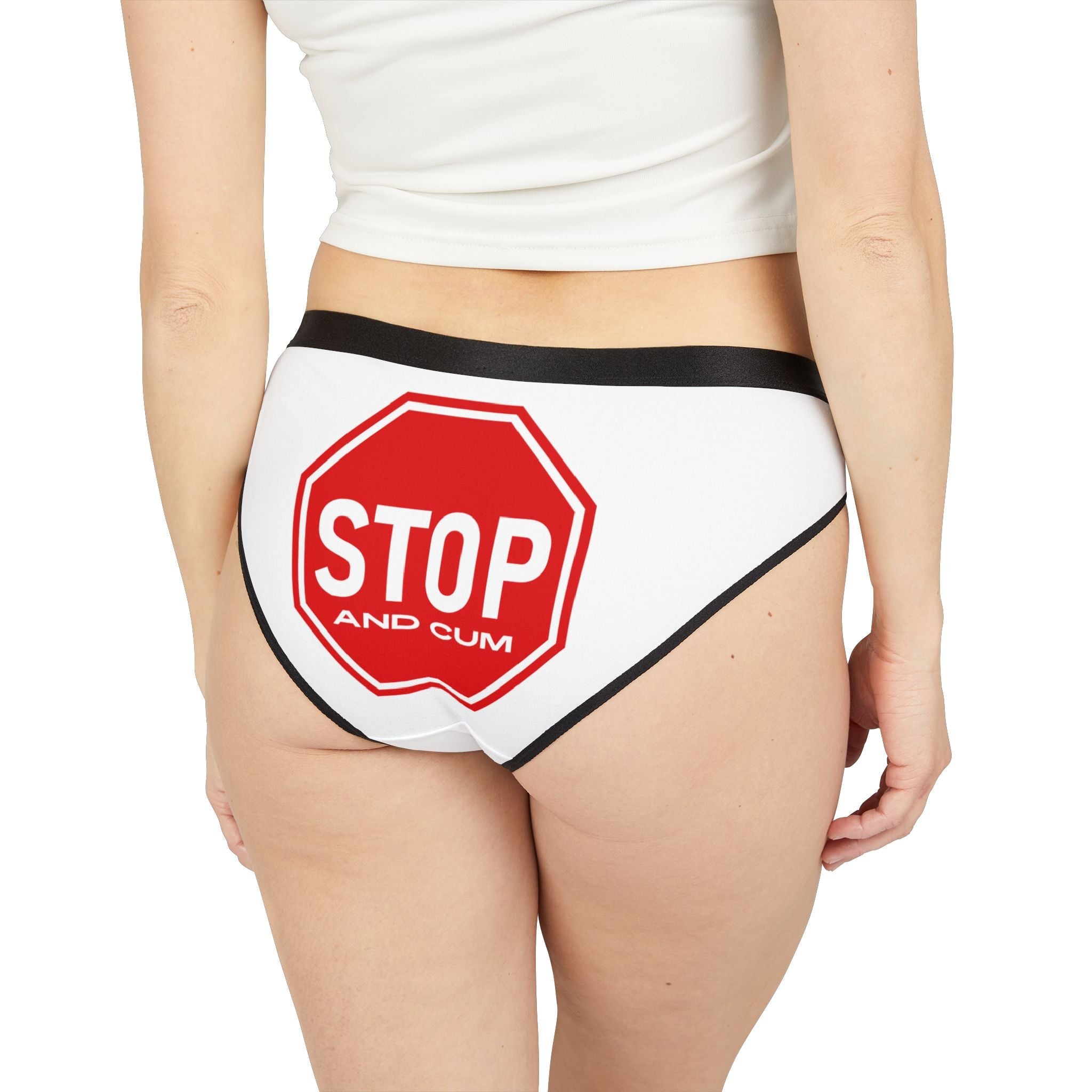 Stop And Cum Sign | Mix & Match Women’s Fun-Flirty Lovers’ Panties