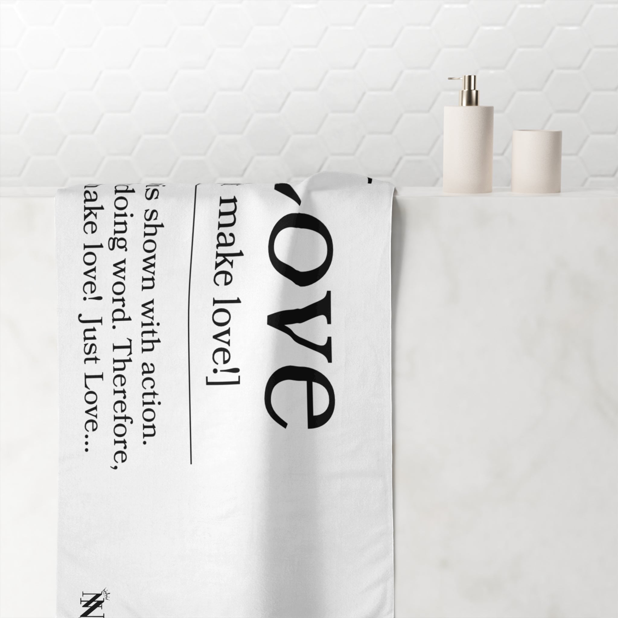 Definition of Love Big Ass Rimming Cum Towel