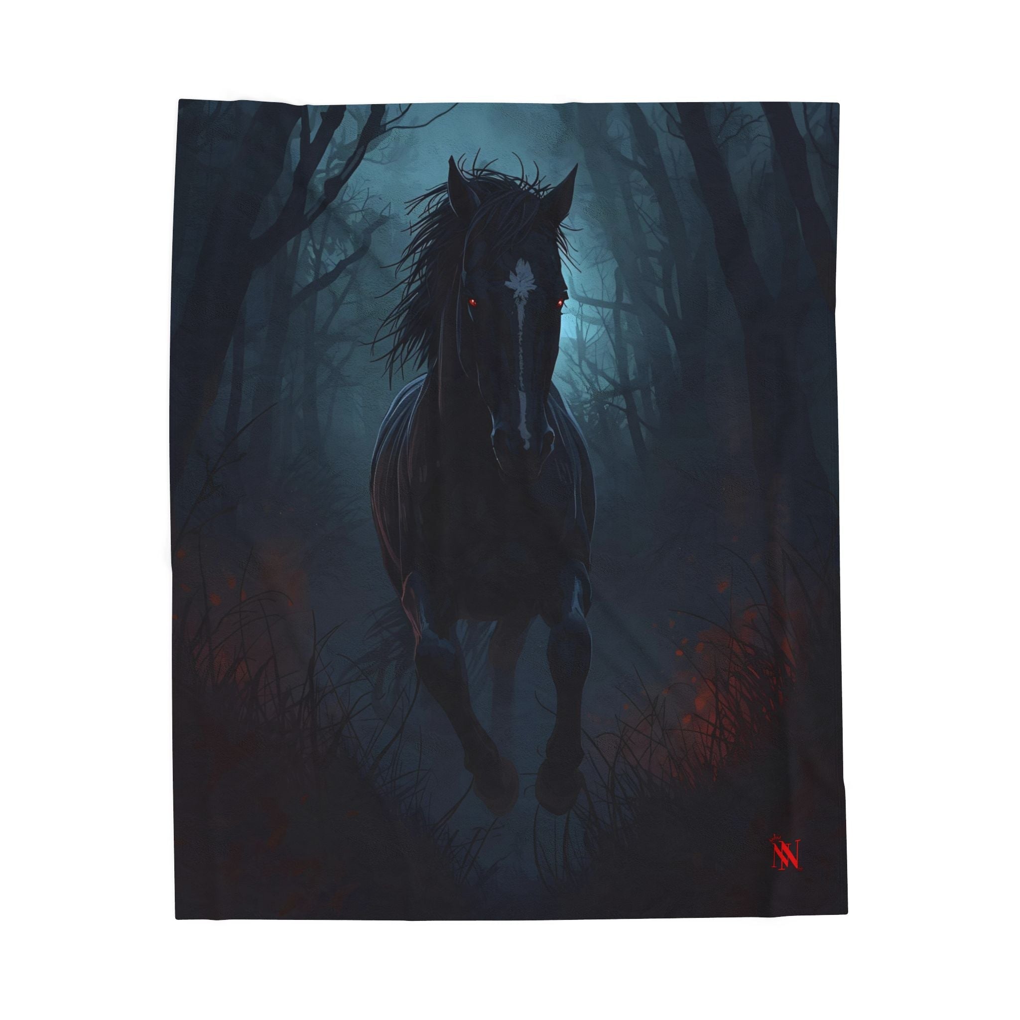 Dark Horse | Mix & Match Velveteen Fun-Flirty Lovers’ Blankets